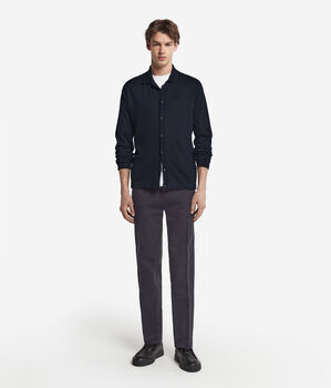 Ultrafine Cashmere Knit Shirt
