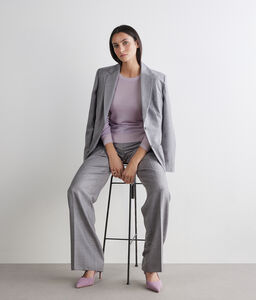 Girocollo in Cashmere Silkfine - VIOLET