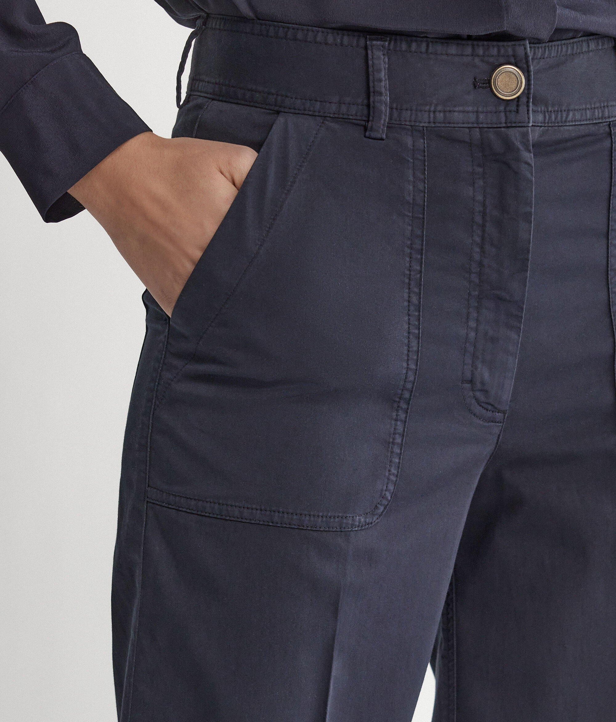 Pantalon à poches plaquées