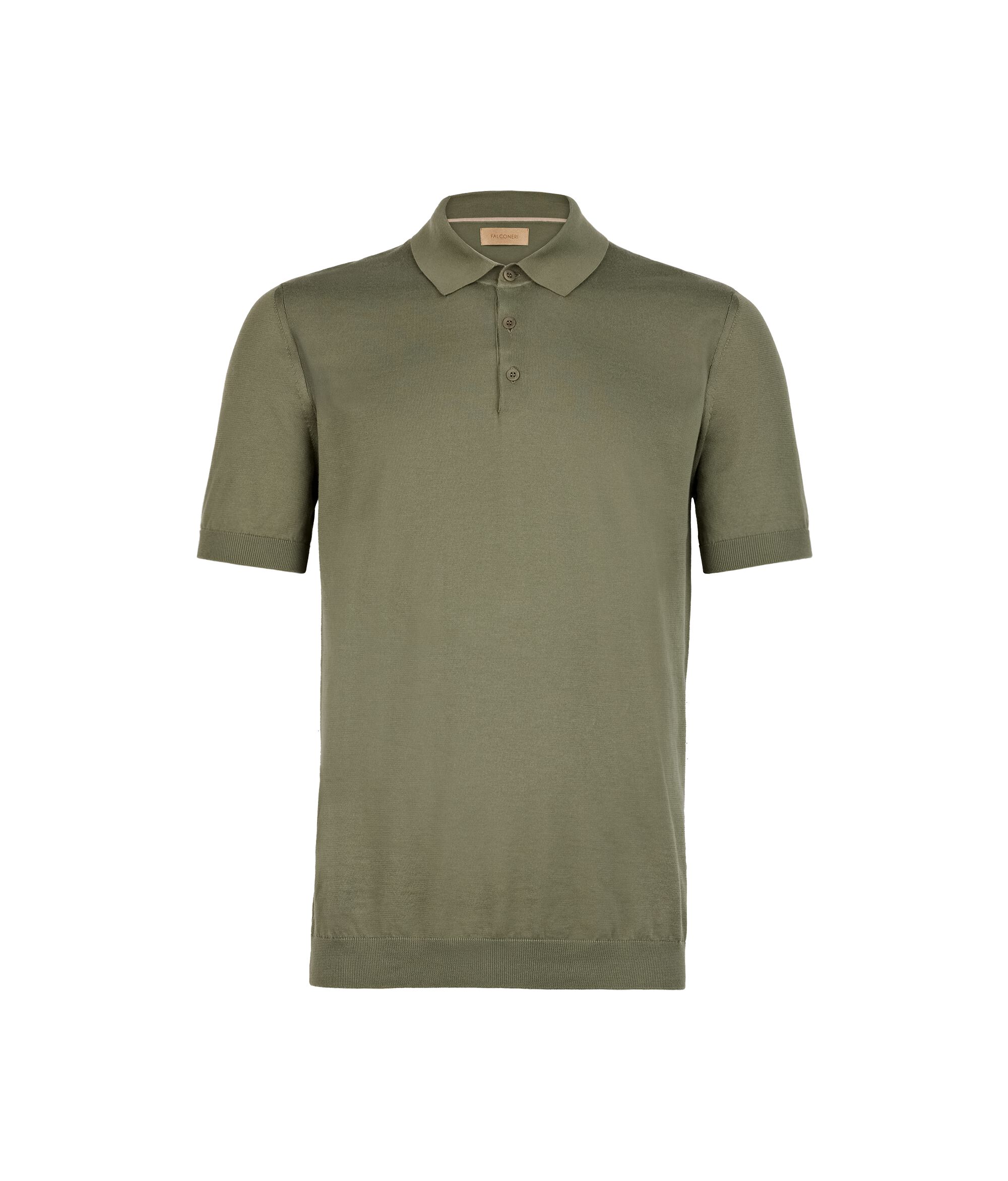 Polo con manga corta en algodón Fresh Colore Helecho