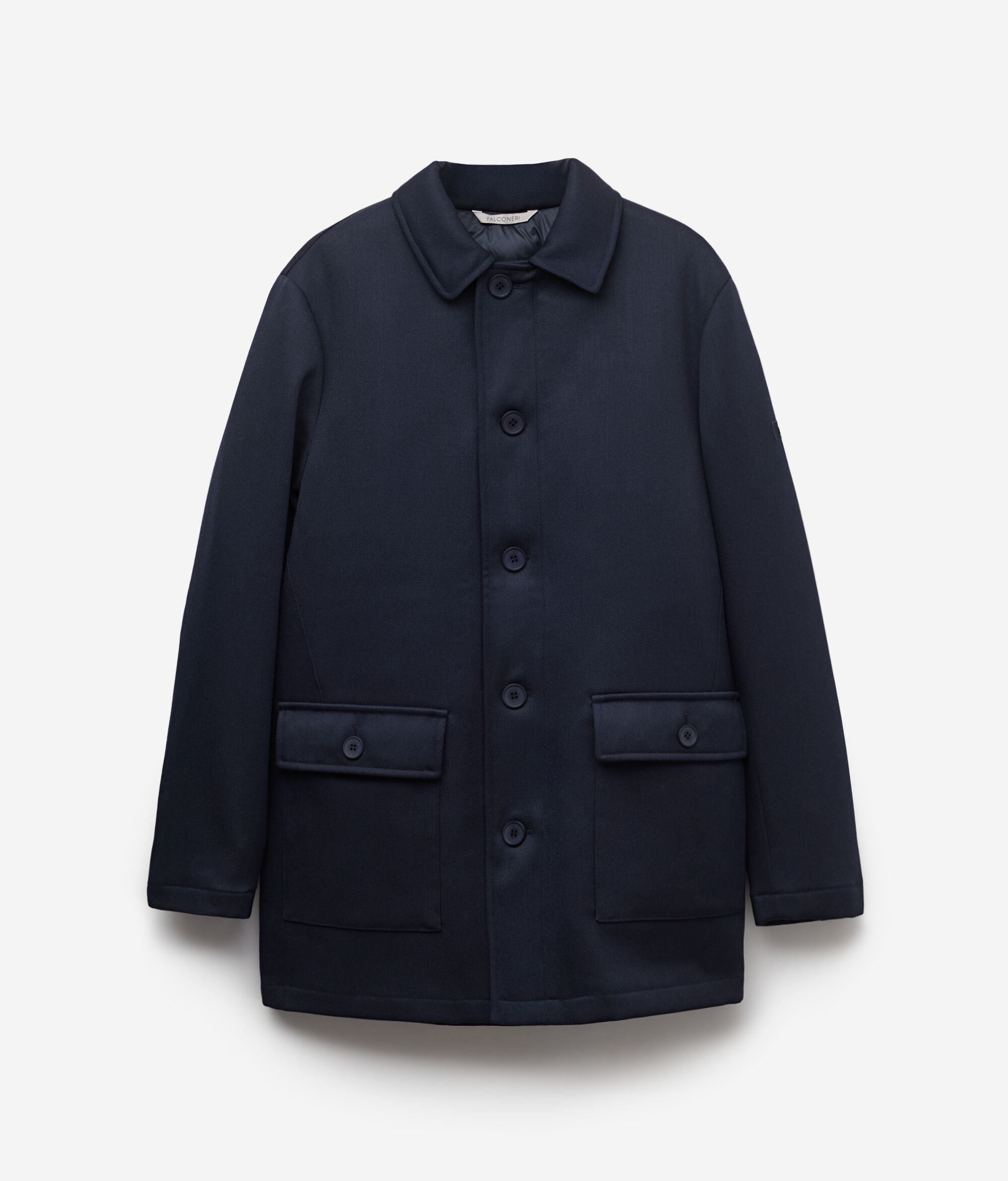 Manteau en laine technique