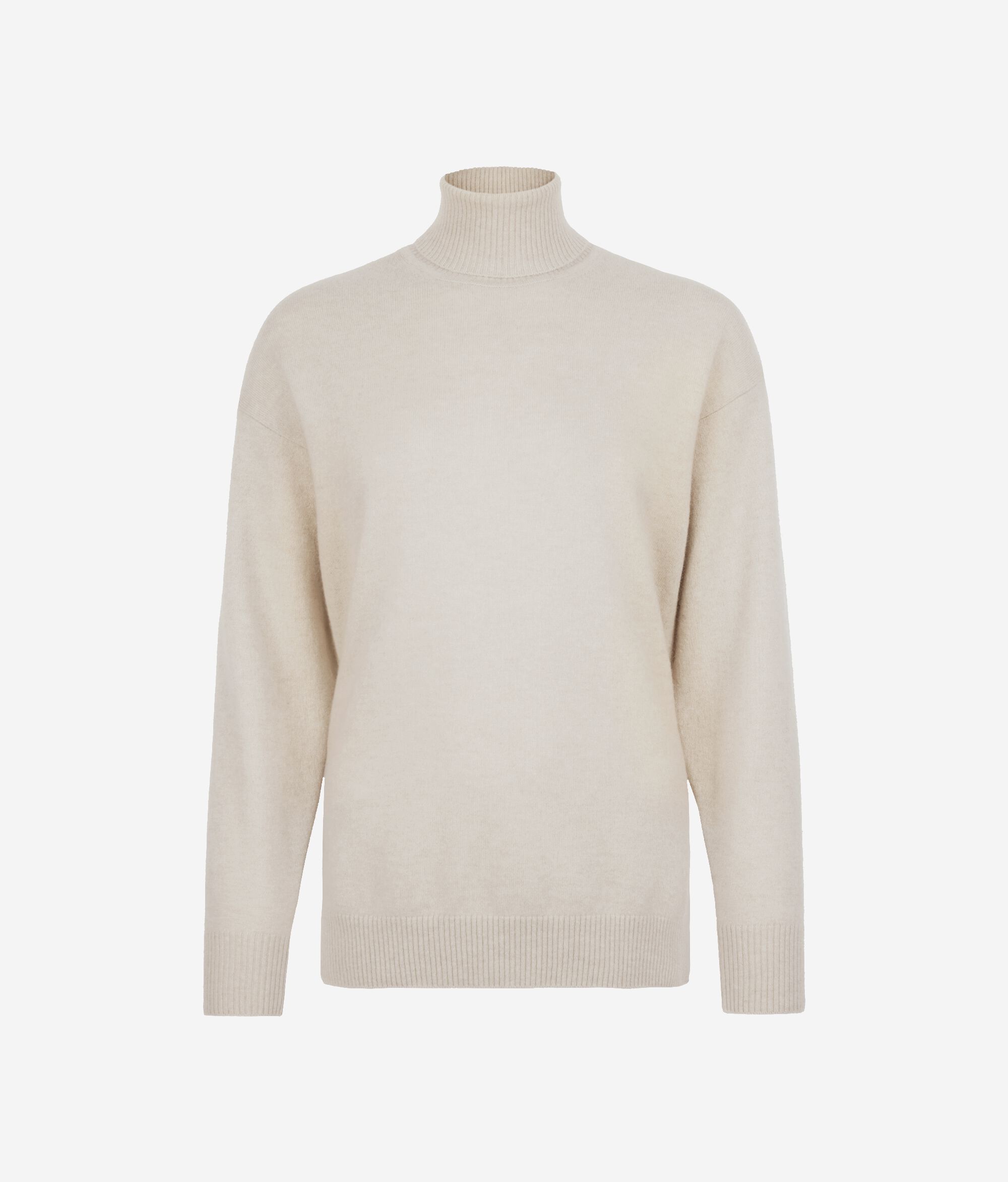 Rollkragenpullover aus Kaschmir Ultrasoft mit Schlitzen
