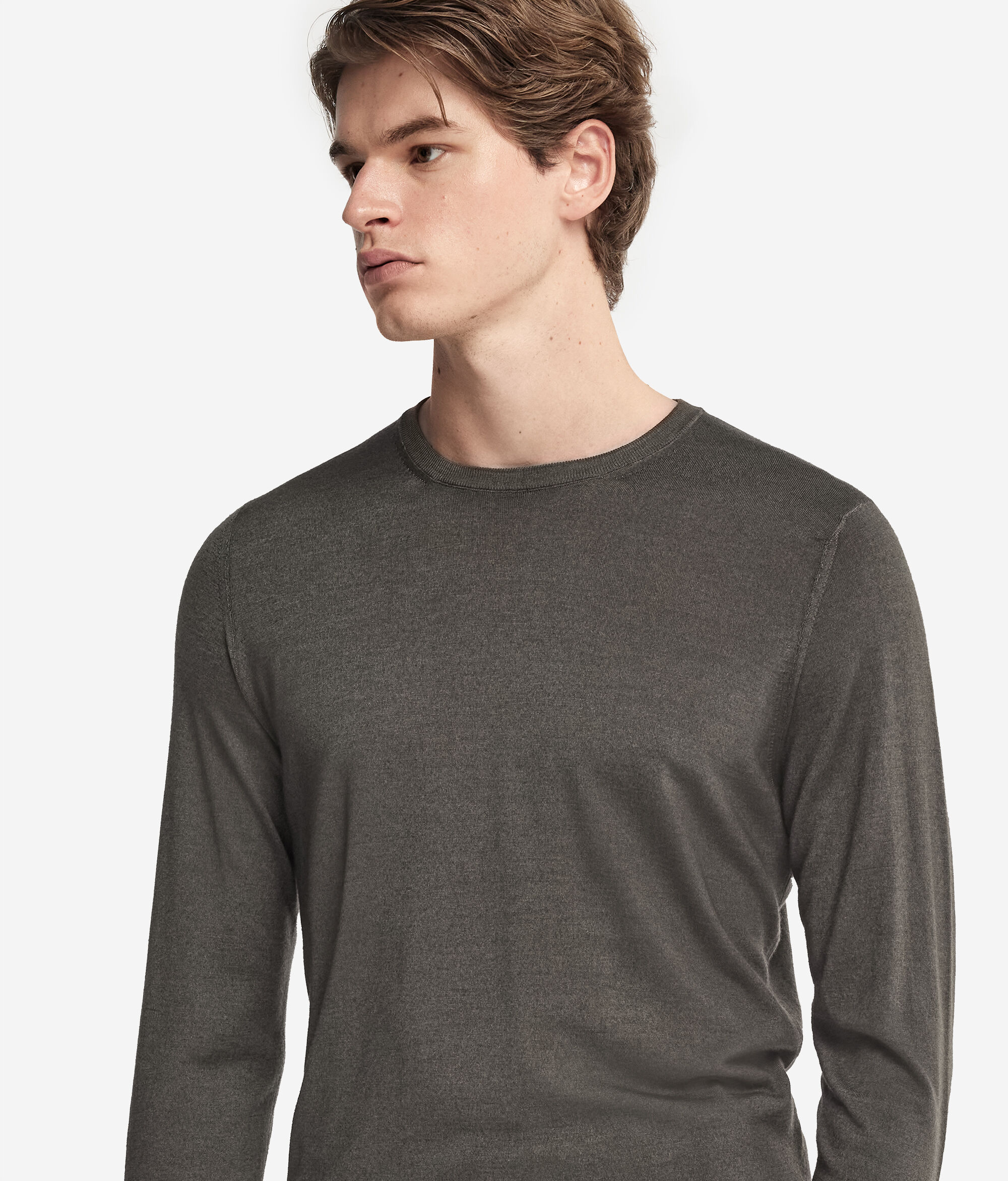 Μπλούζα με Στρογγυλή Λαιμόκοψη από Ultrafine Cashmere