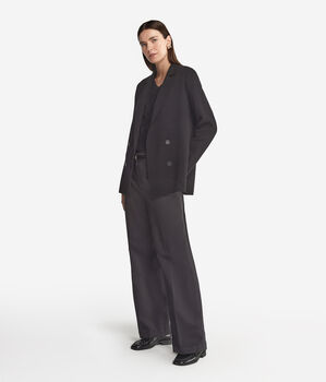 Chaqueta de cierre cruzado en cashmere ultrasoft