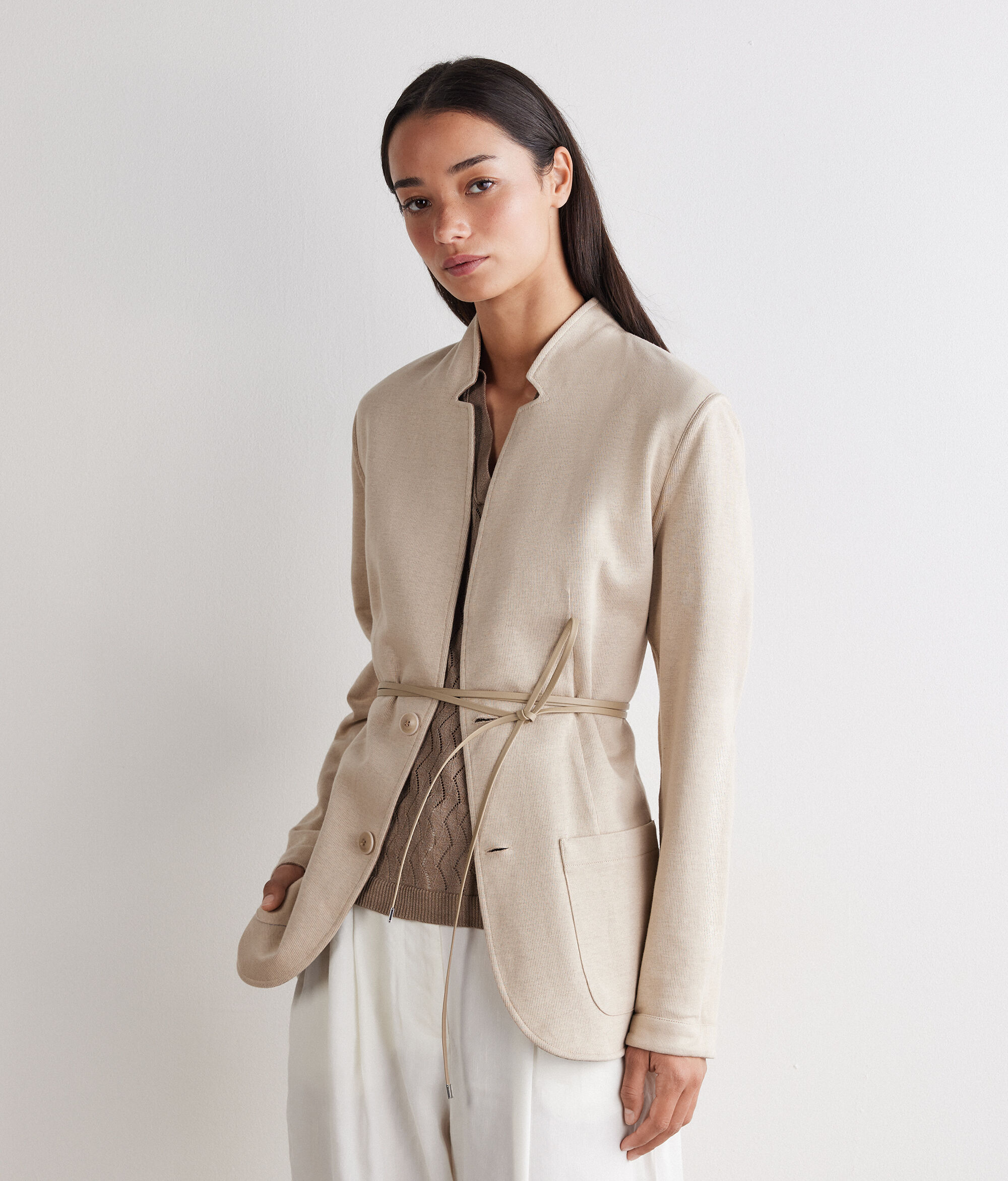 Gürtel aus genarbtem Leder