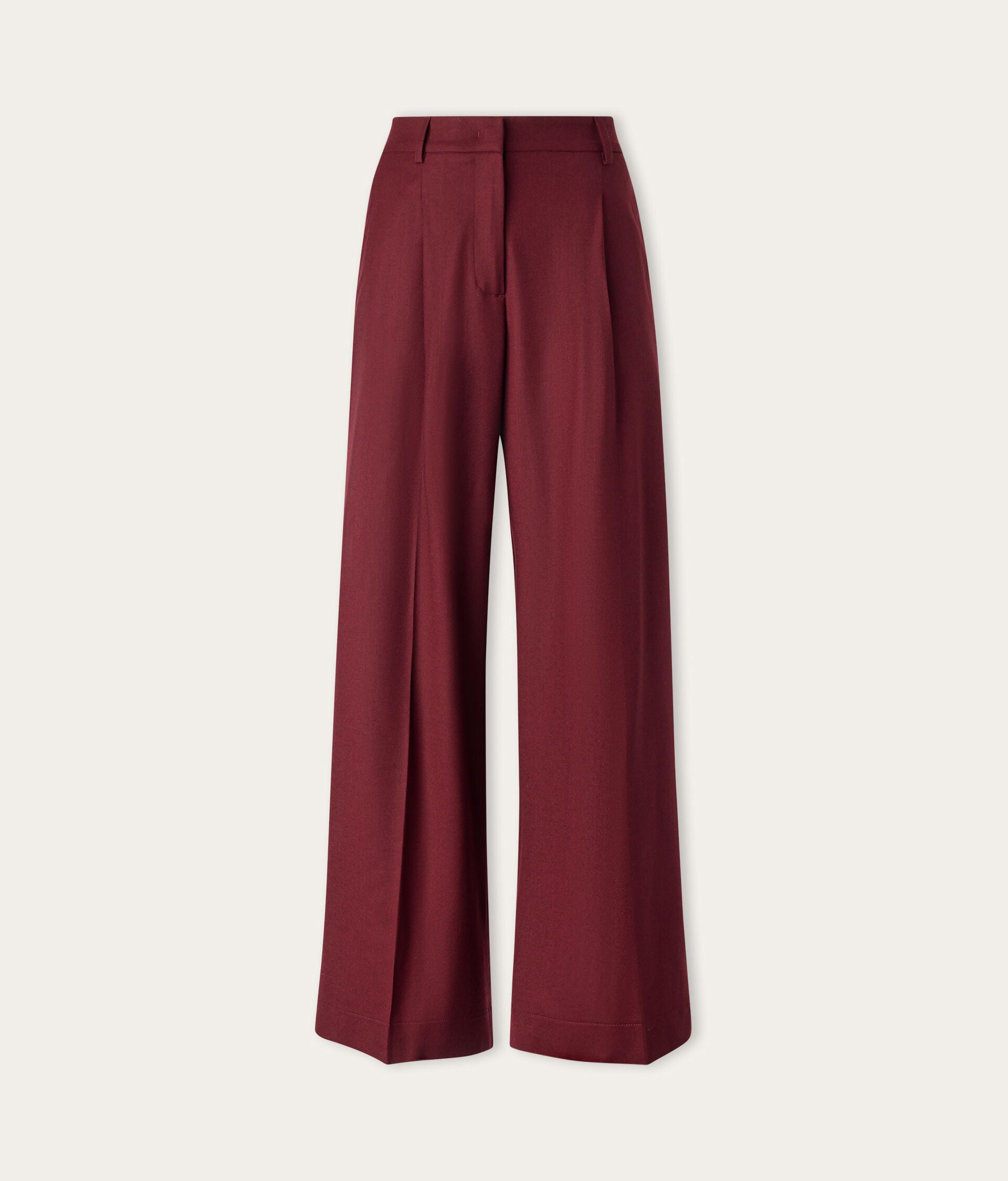 Wool palazzo trousers