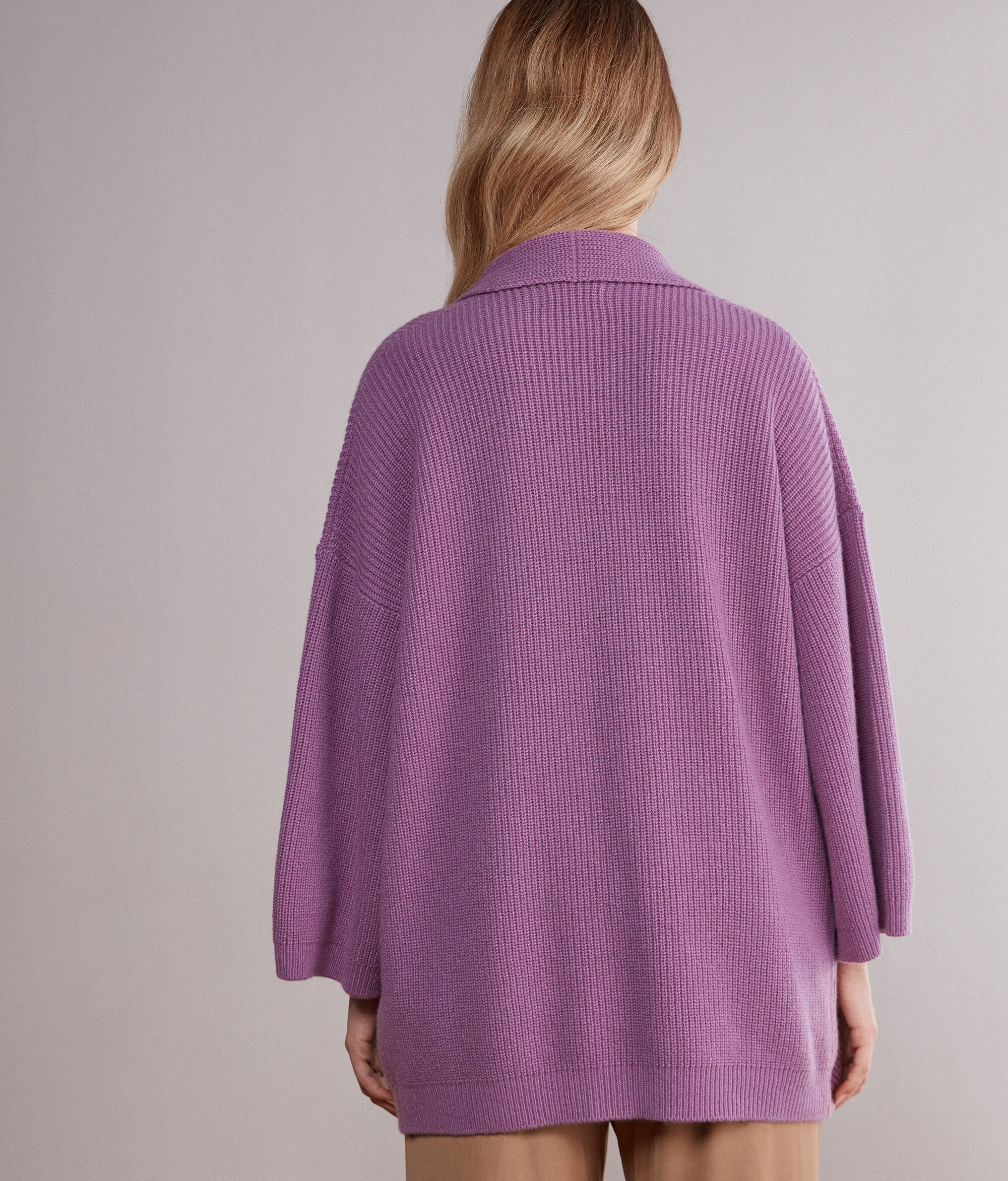 Κάπα από Ultrasoft Cashmere με Πλέξη Λάστιχο