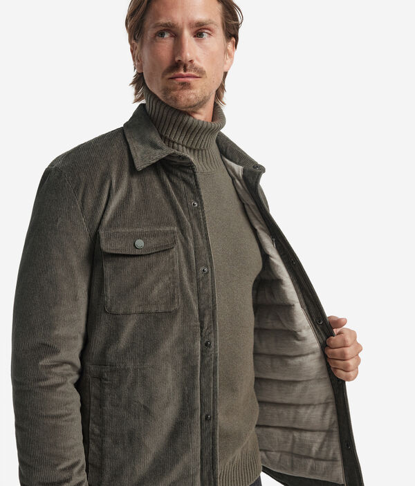 Куртка-рубашка из вельвета