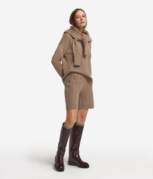 Pantalons curts amb vuits de Cashmere Ultrasoft