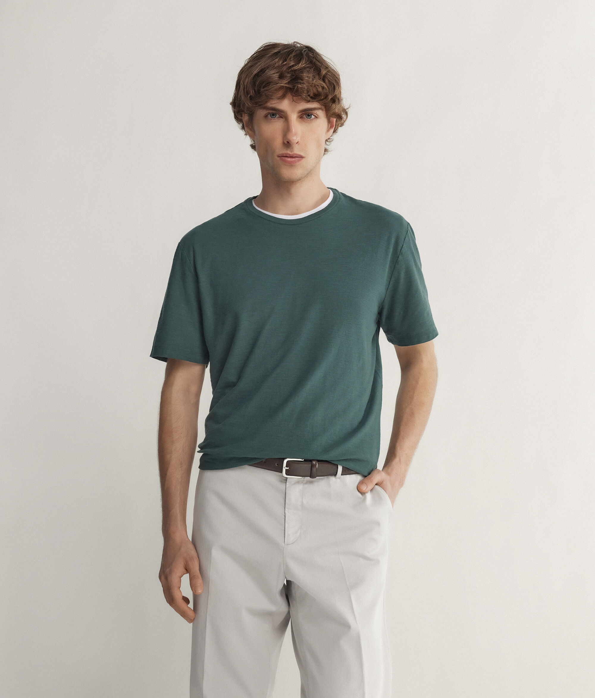 Twist Cotton T-Shirt