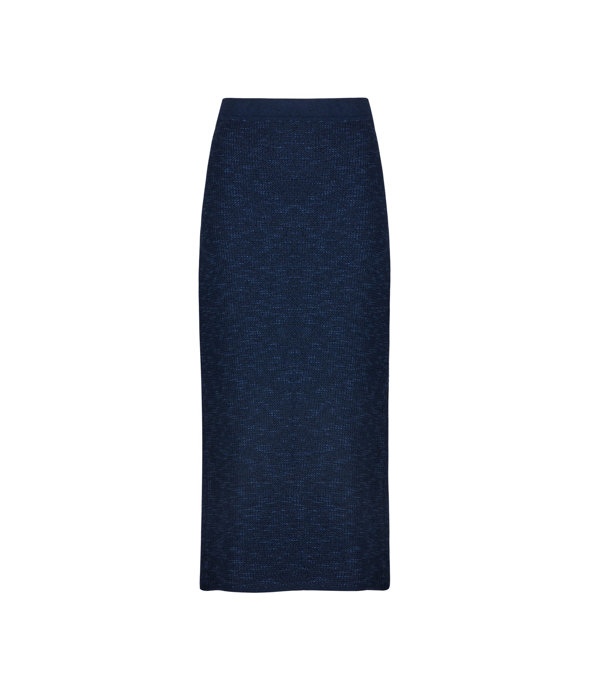 Midi Lamé Skirt