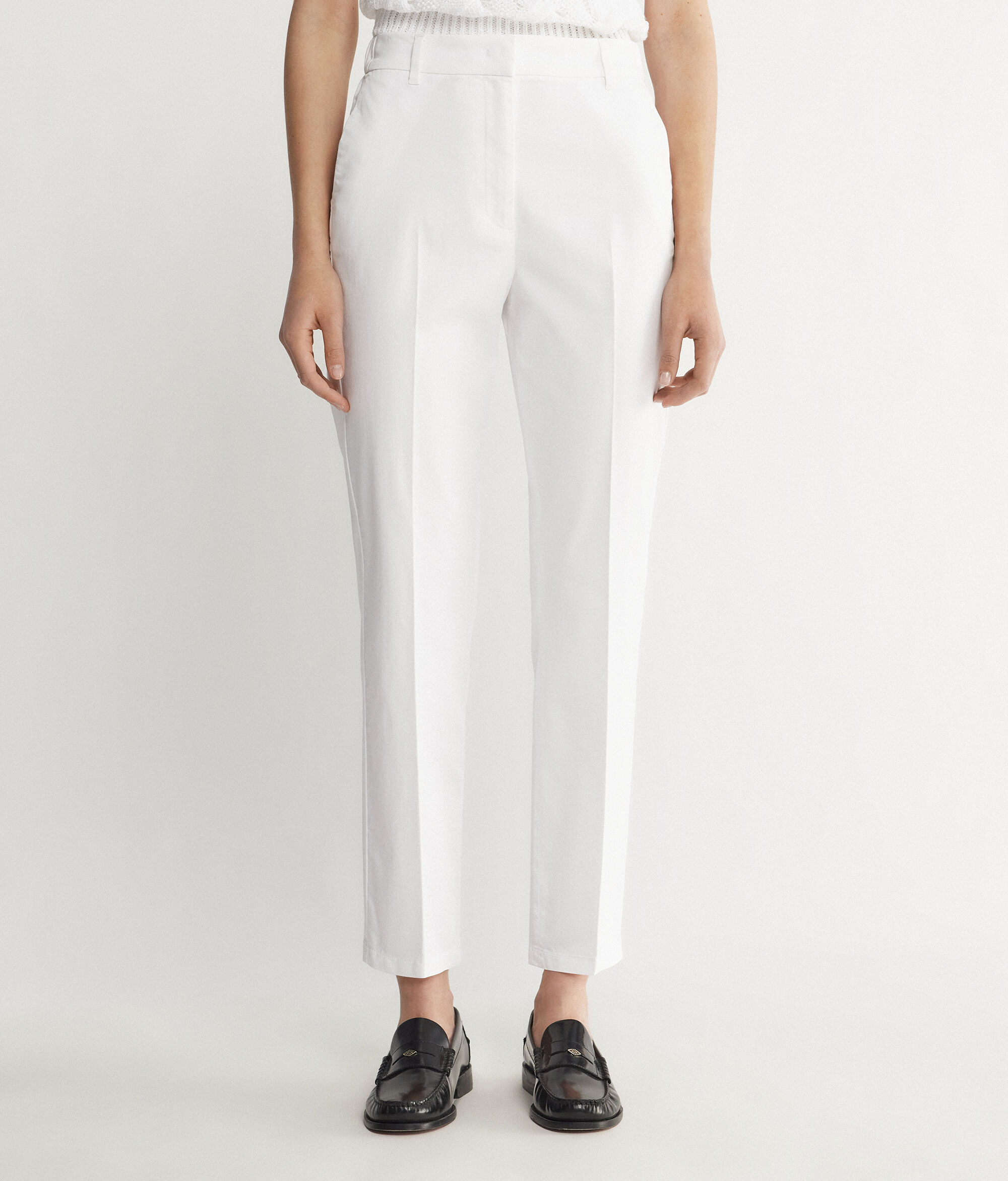 Pantalons de tub amb cremallera