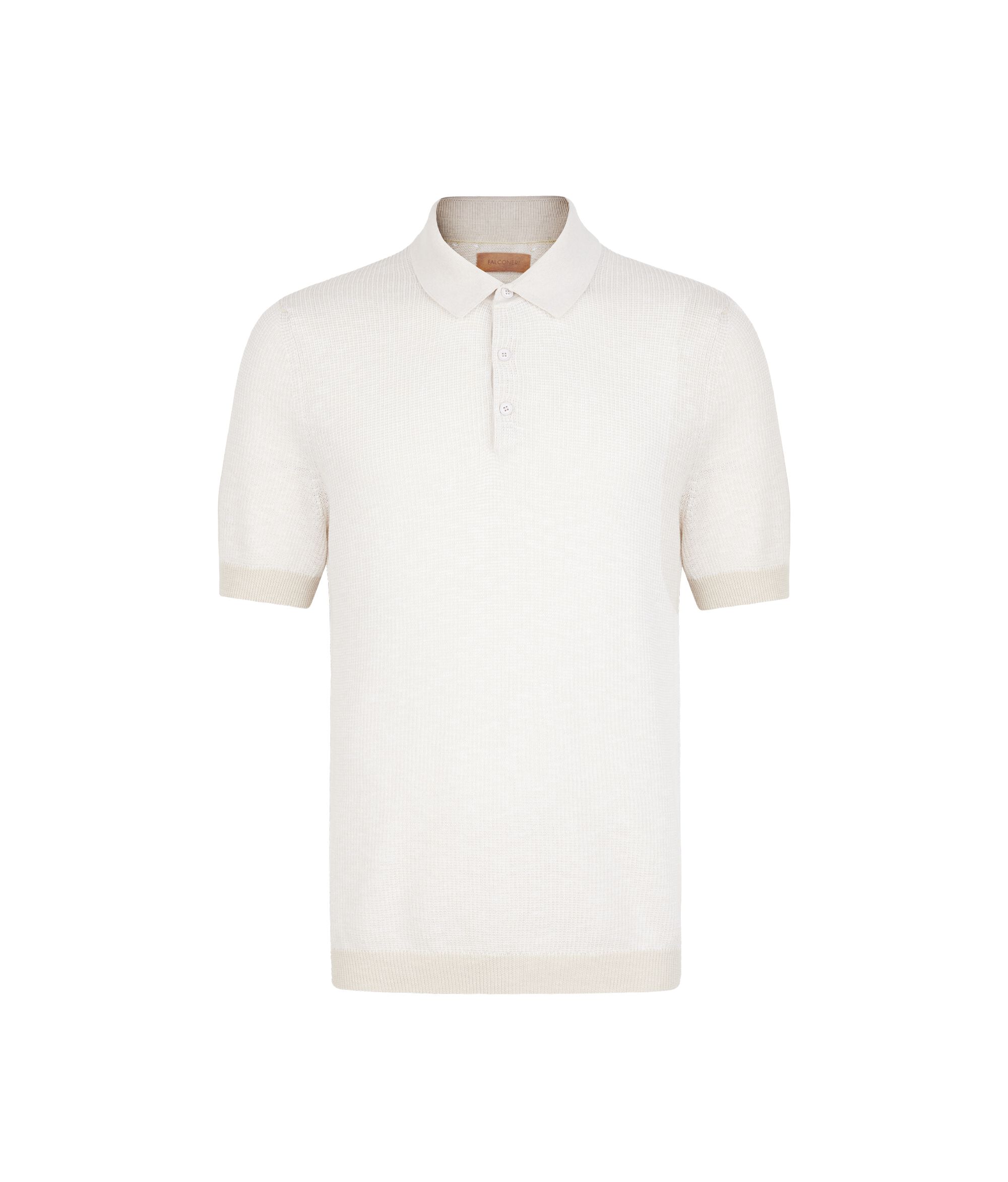 Polo de punt gofrat de cotó