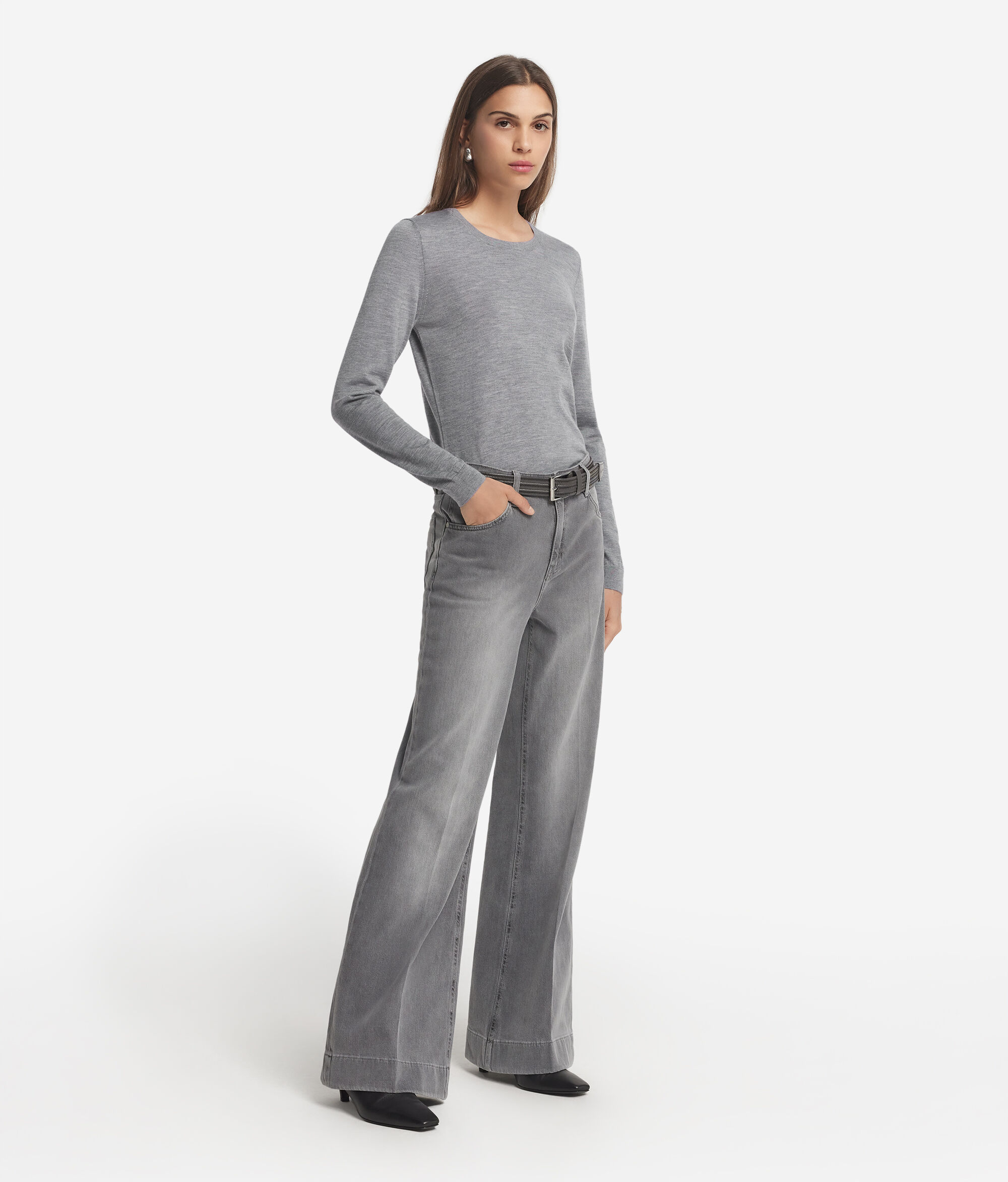 Ultrafine Cashmere Crewneck Sweater