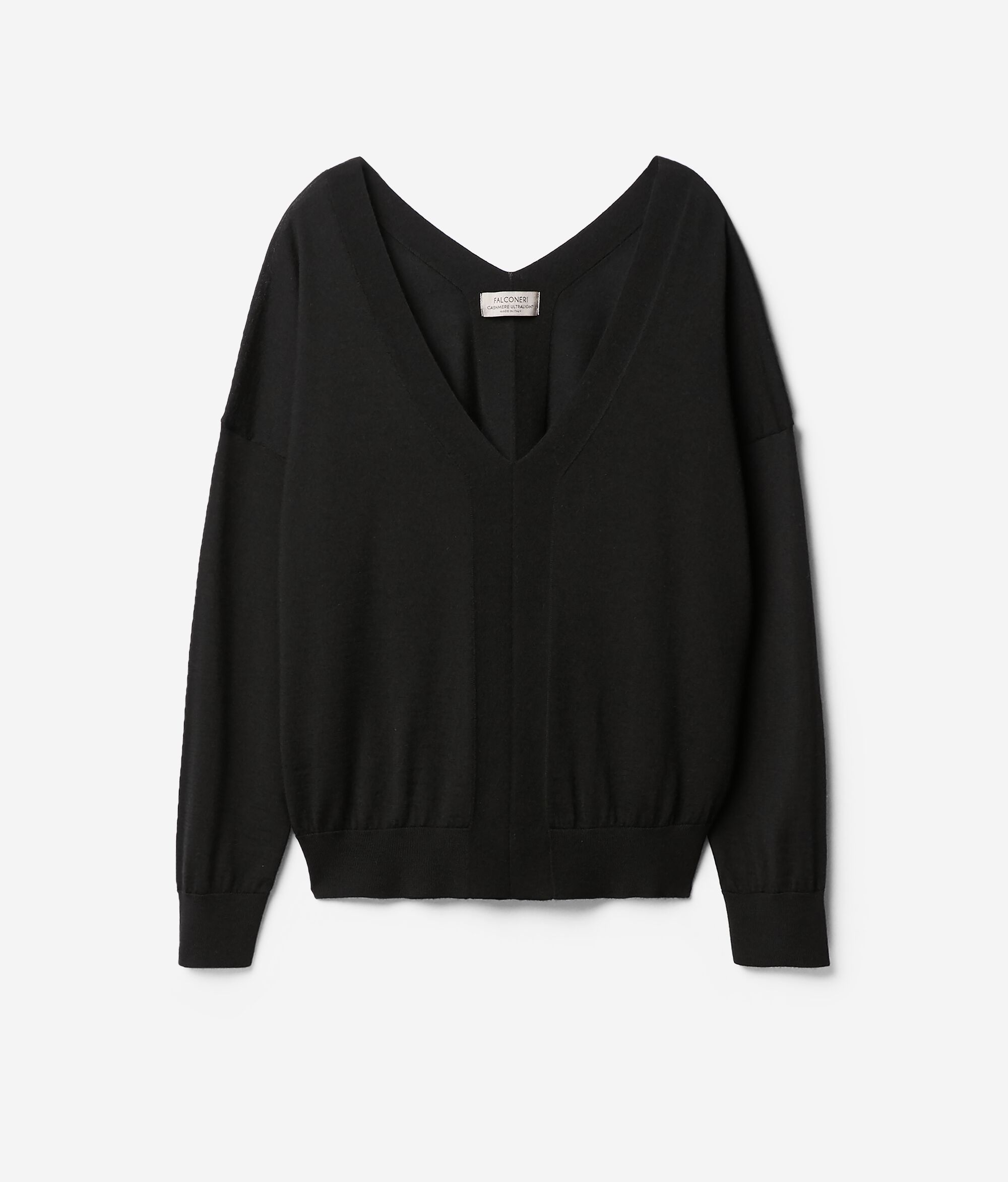 Ultrafine Cashmere V-Neck Sweater | Falconeri 