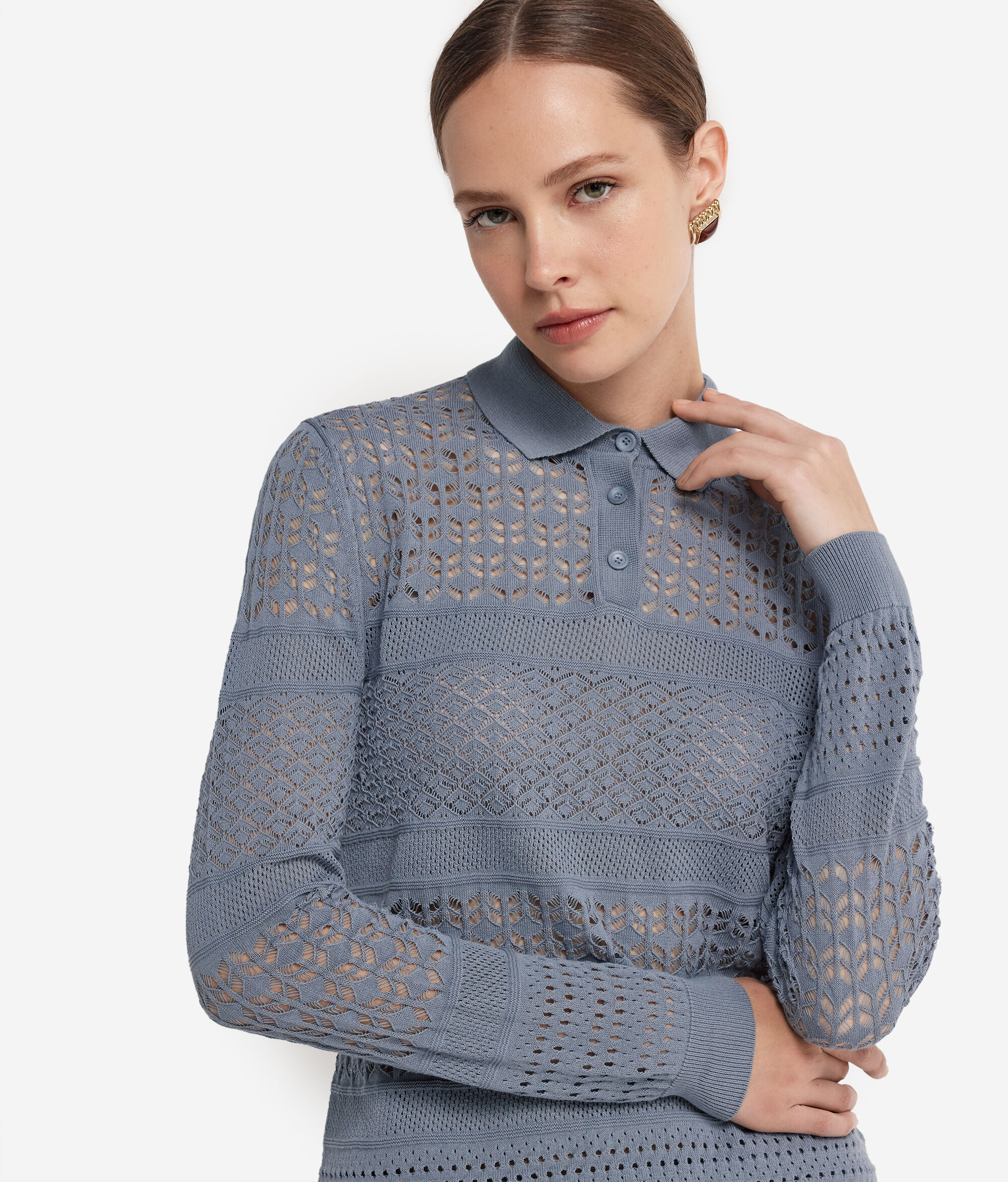 Polo majica od kačkanog pamuka
