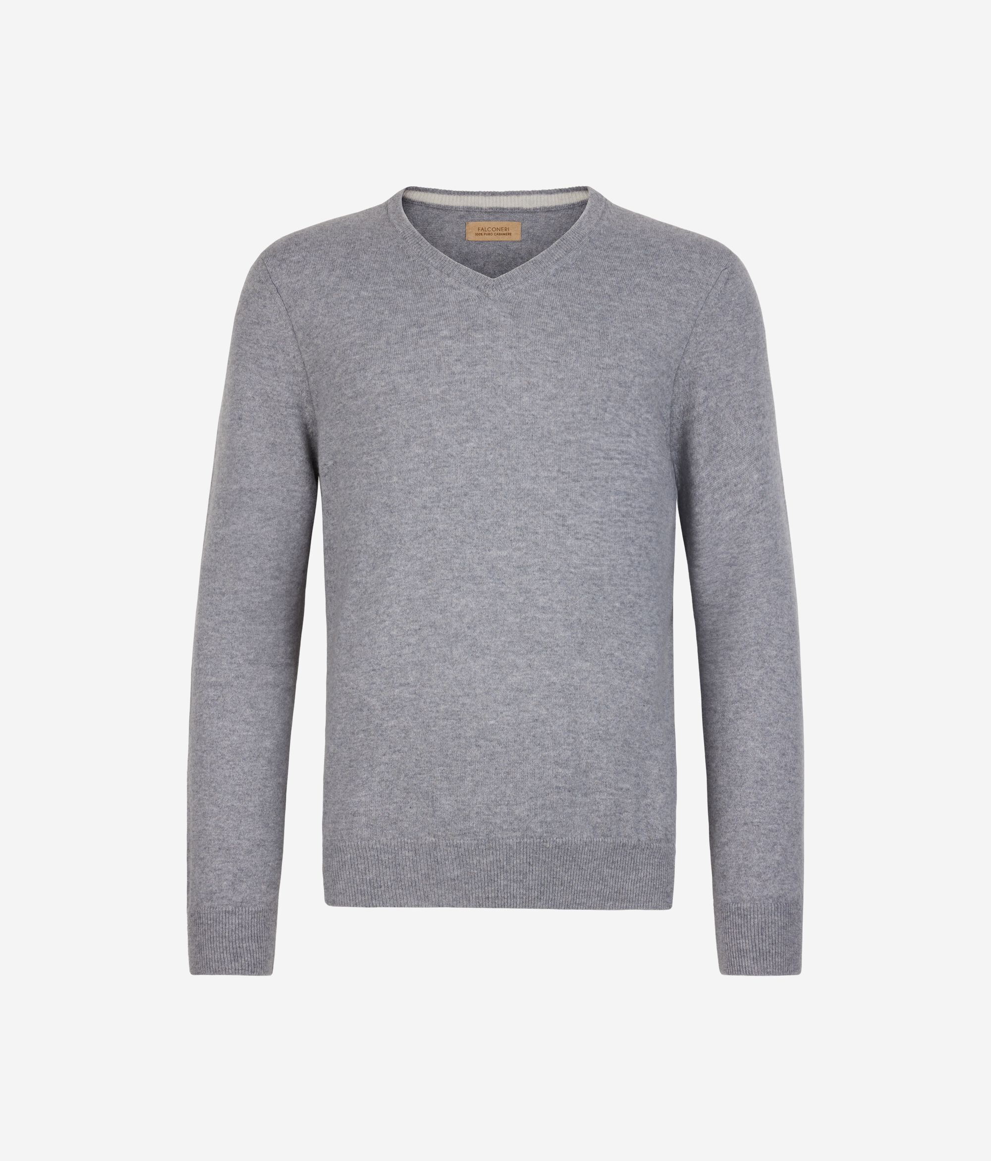 Pullover mit V-Ausschnitt aus Kaschmir Ultrasoft