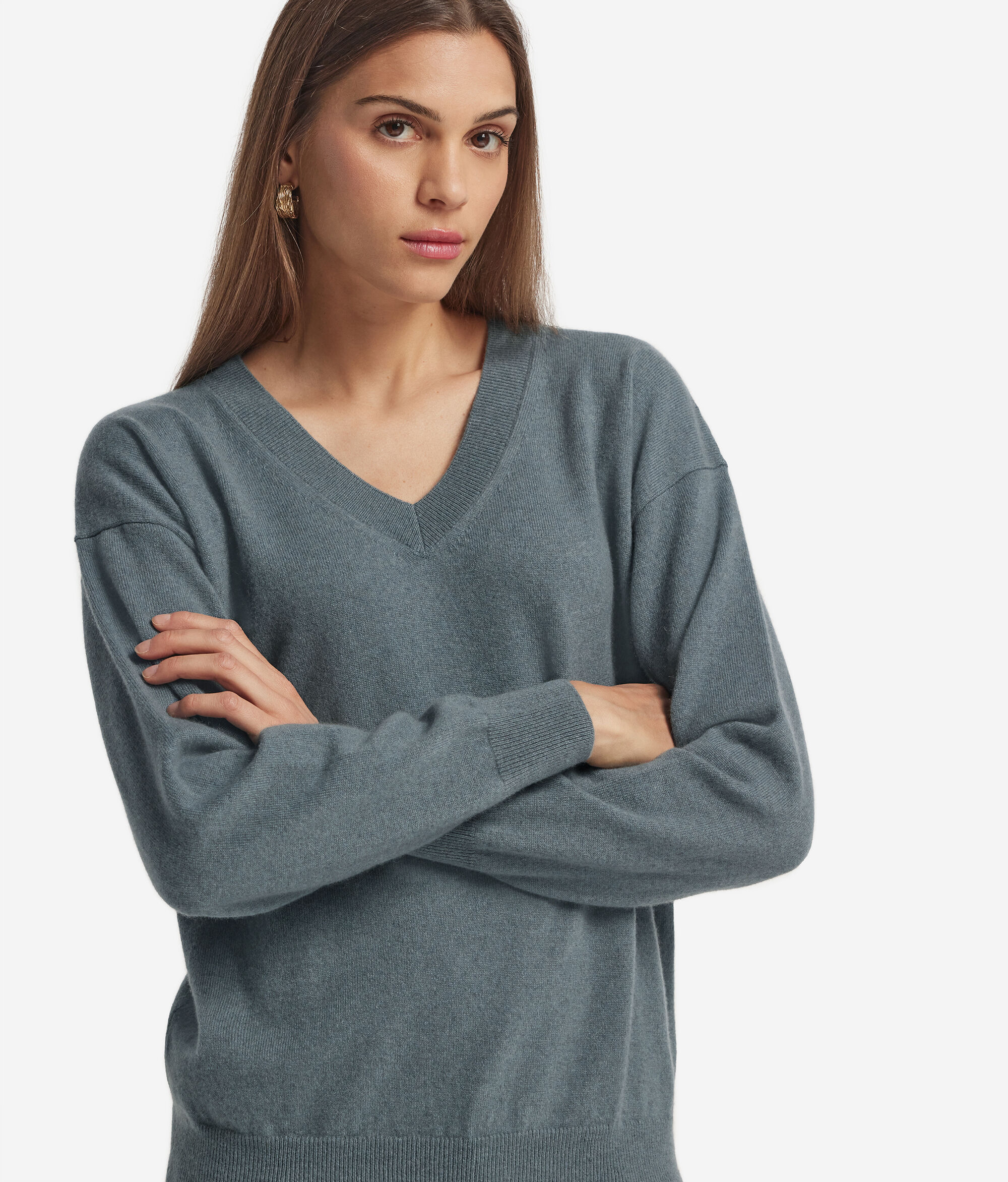 Ultrasoft Cashmere V-Neck Sweater
