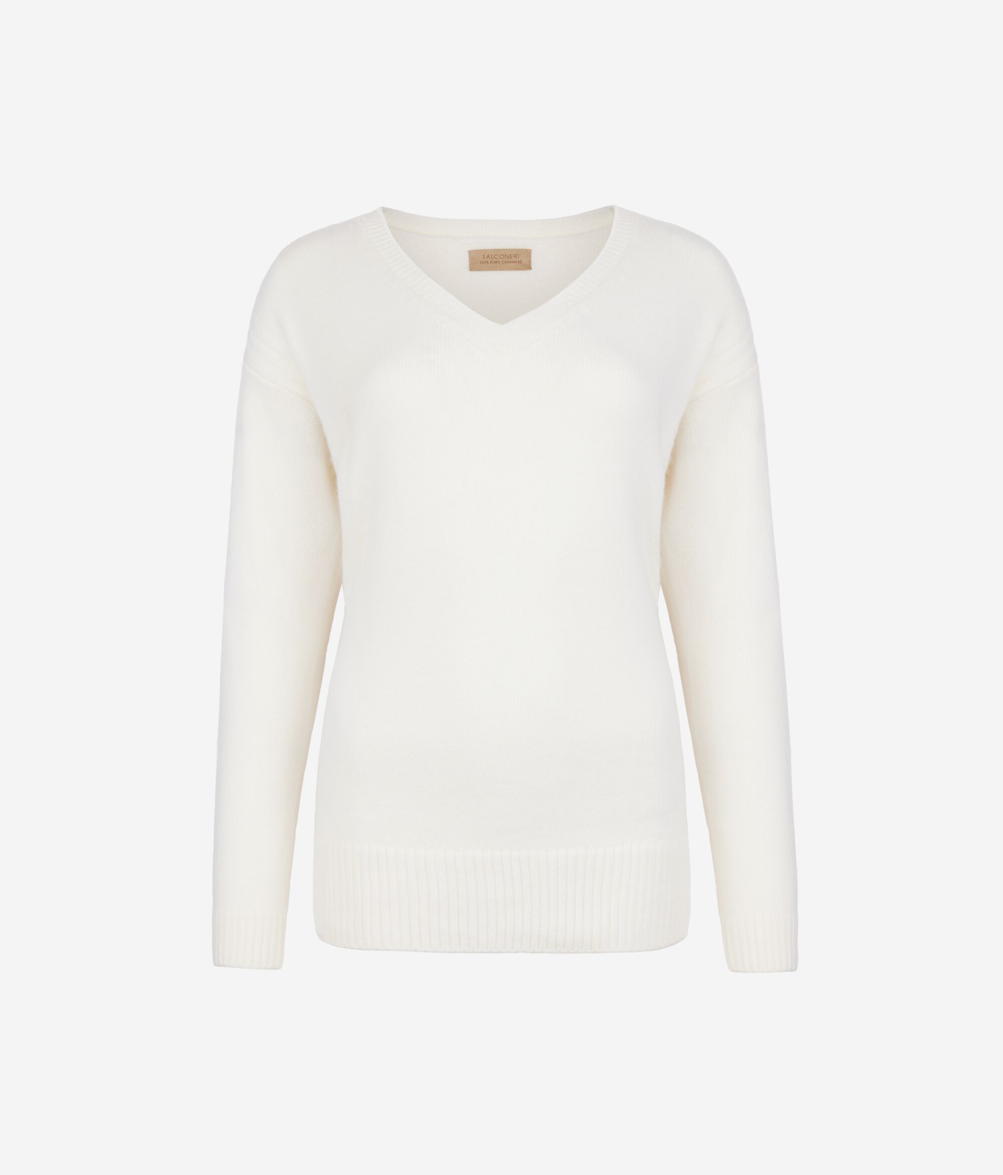 Pullover mit Zopfdetail aus Kaschmir Ultrasoft