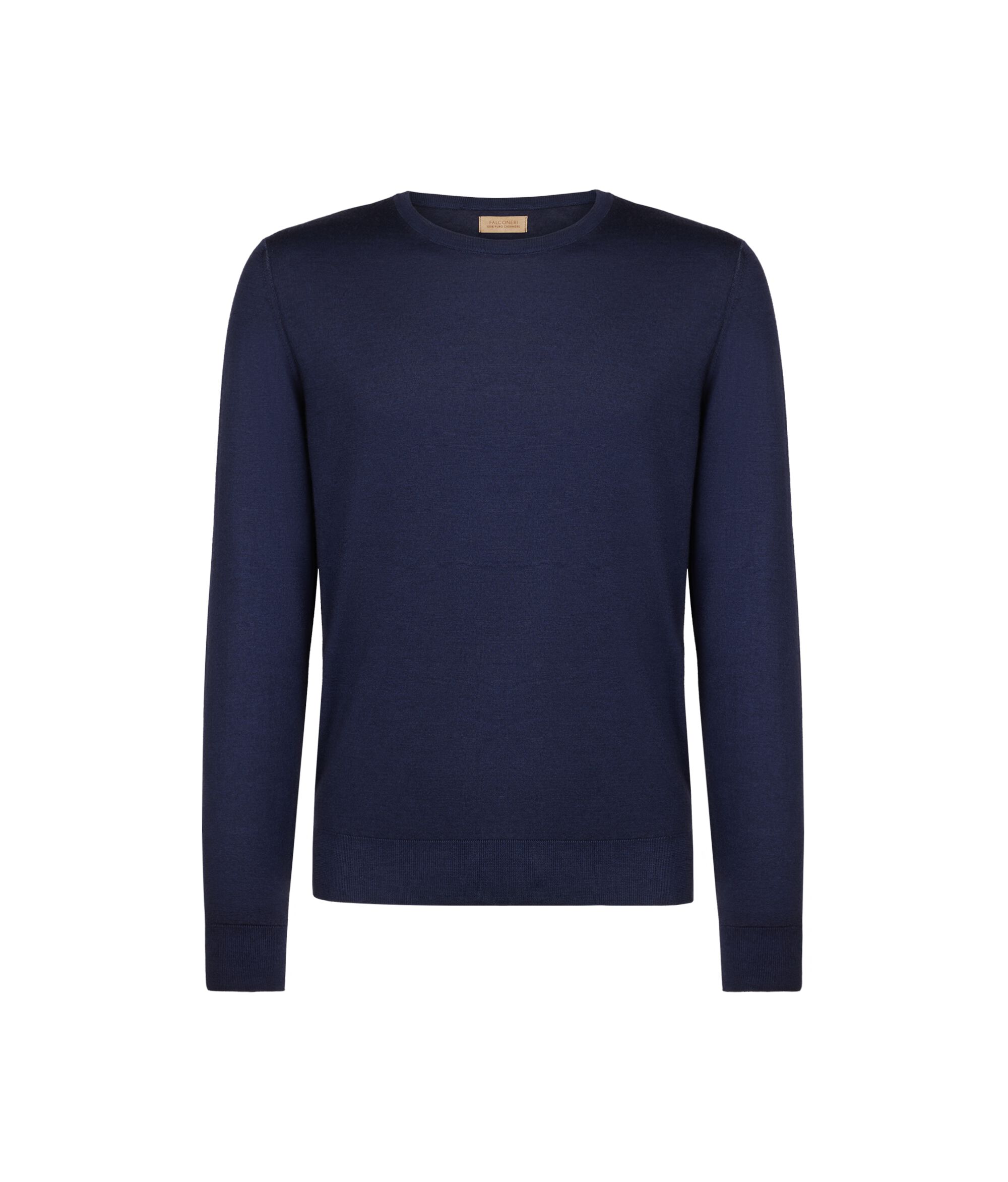 Camisola com Decote Redondo em Ultrafine Cashmere