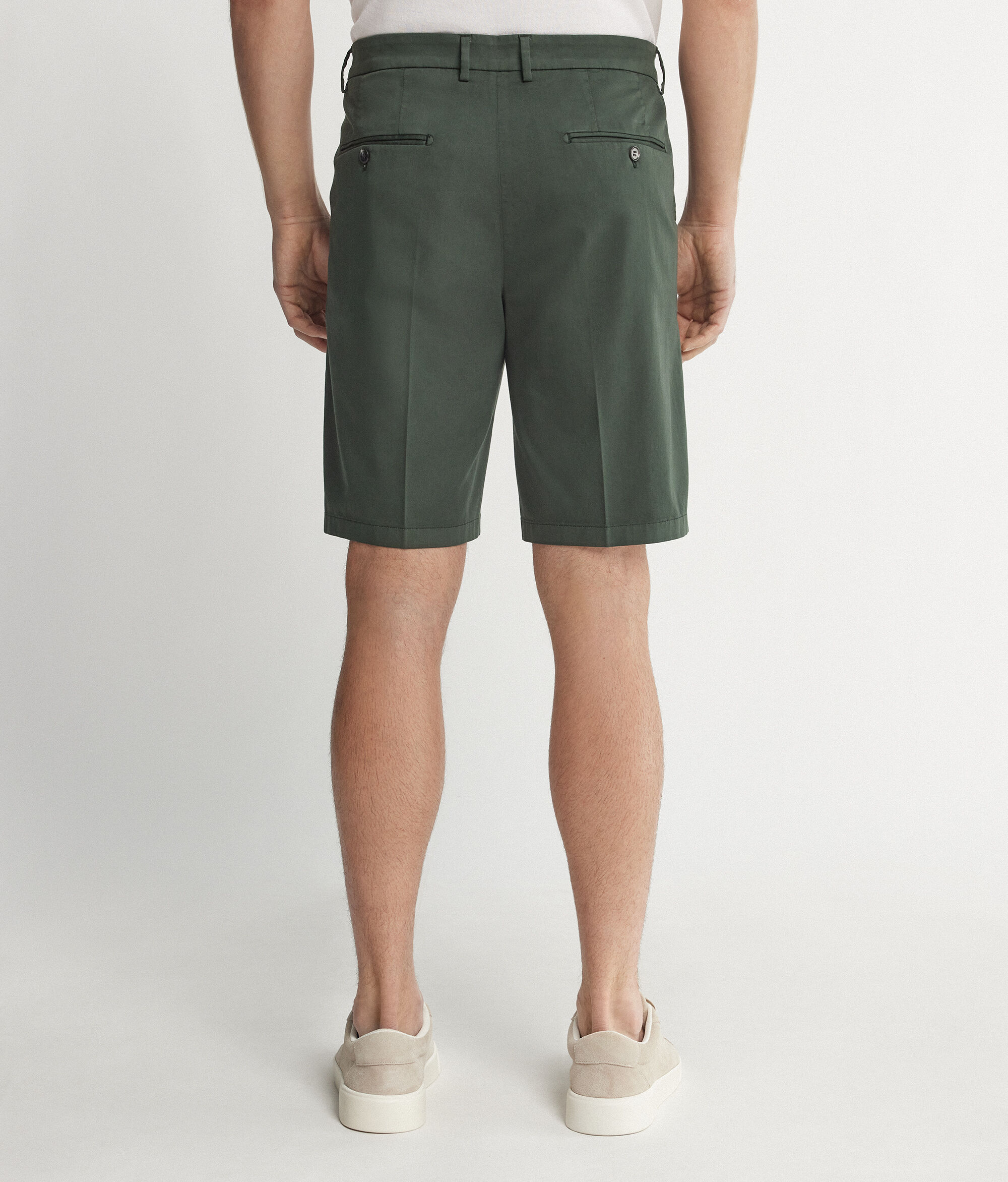 Pantalone Chino Corto in Cotone