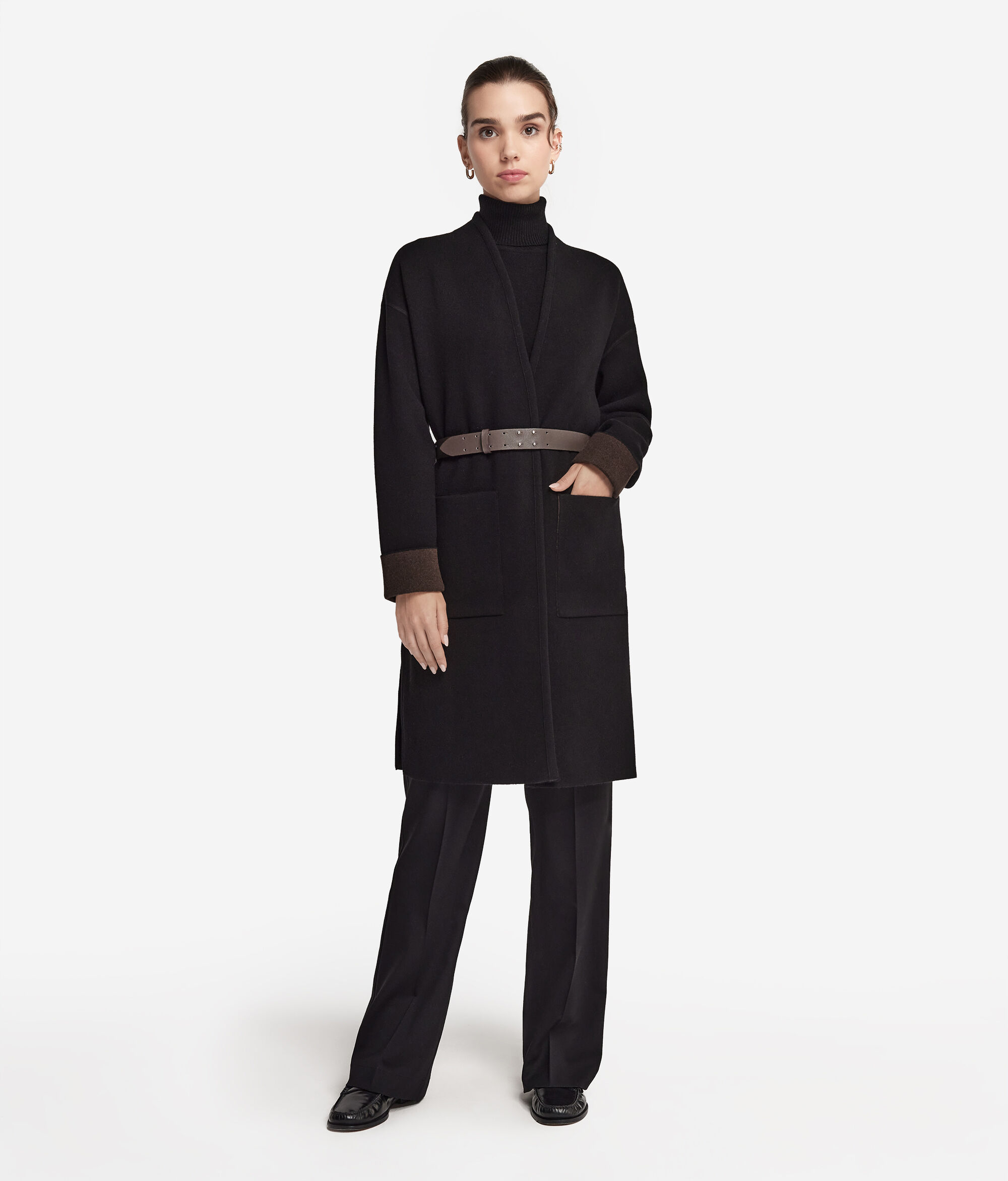 Abrigo en Cashmere Ultrasoft reversible