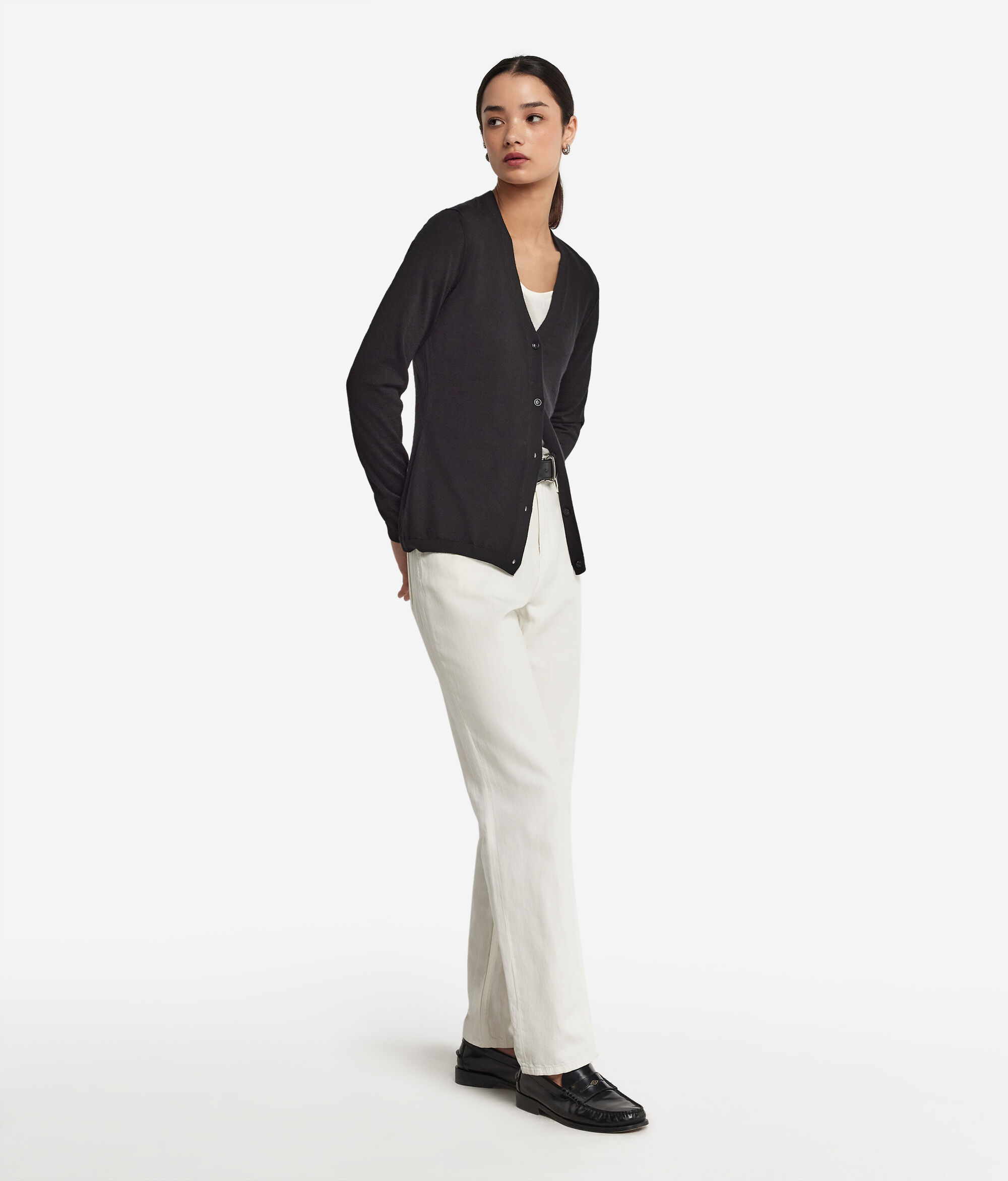 Ζακέτα με Λαιμόκοψη V από Ultrafine Cashmere