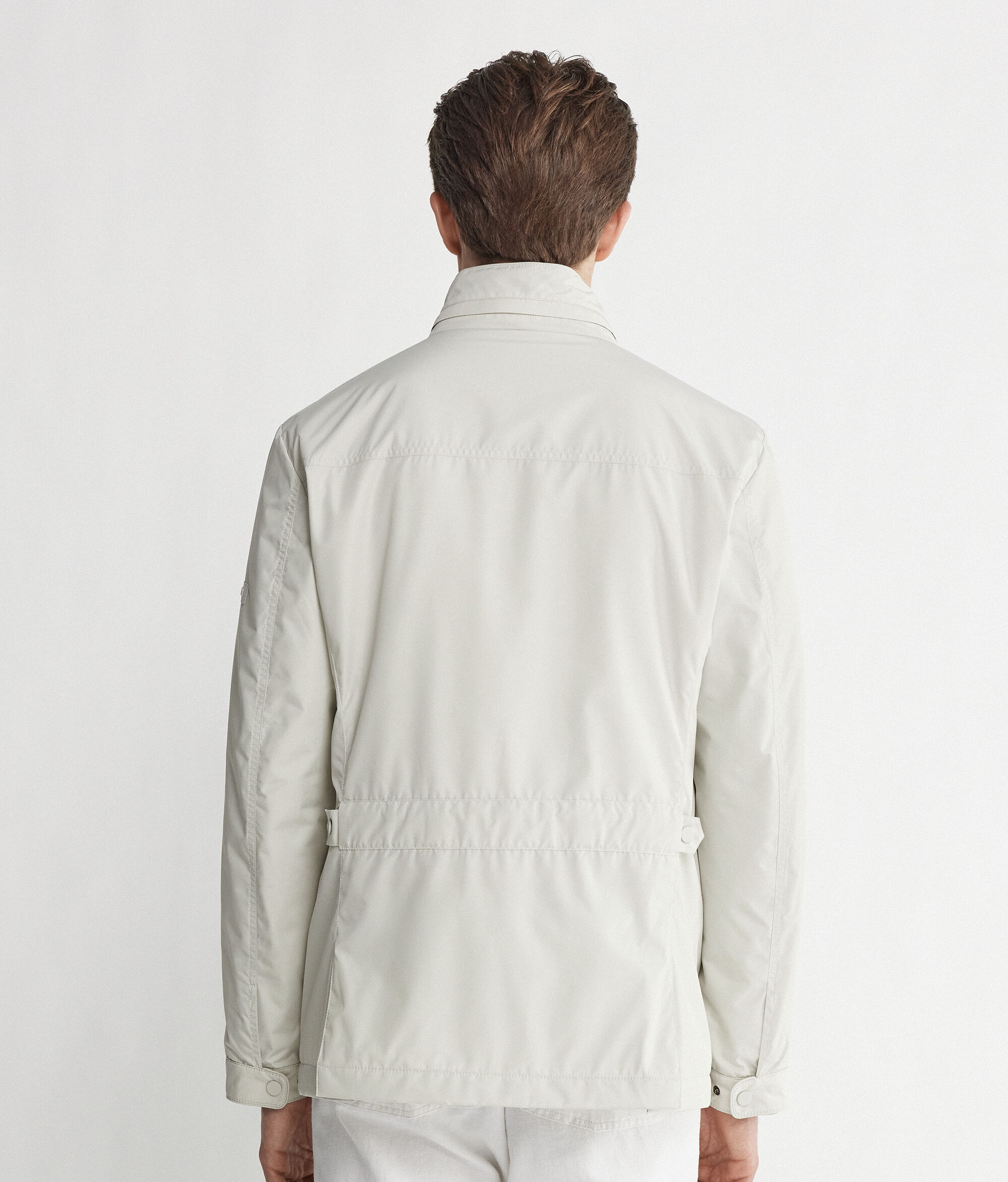 Cashmere Technical Fabric Safari Jacket