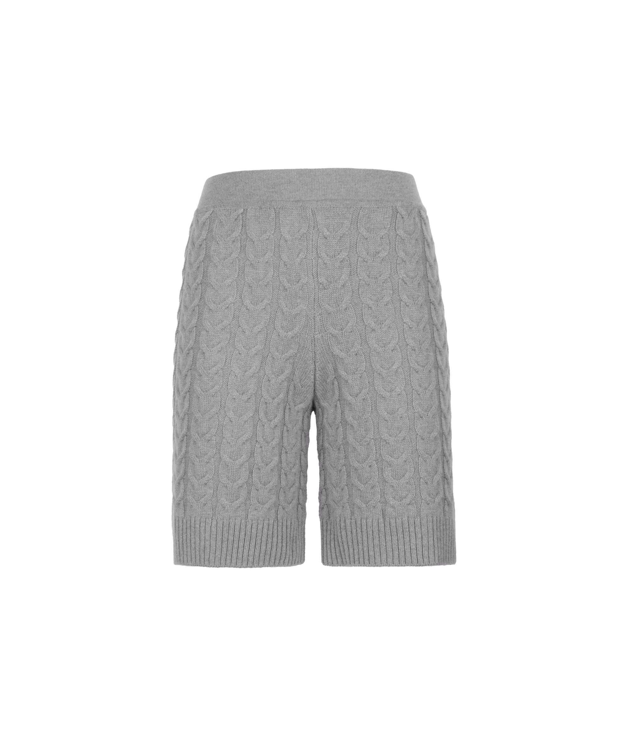 Short à torsades en cachemire ultra-doux