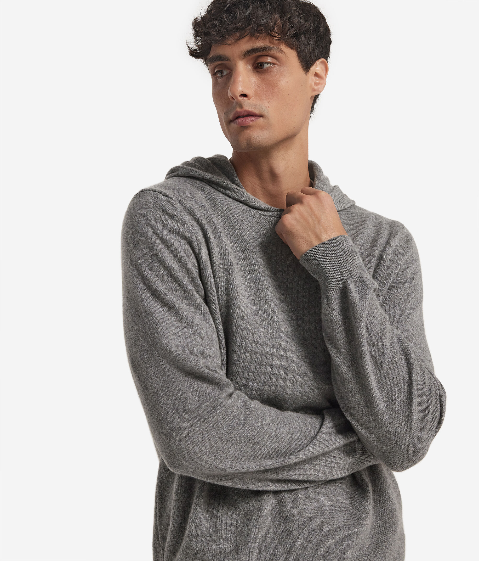 Sudadera con capucha para hombre en Cashmere Ultrasoft