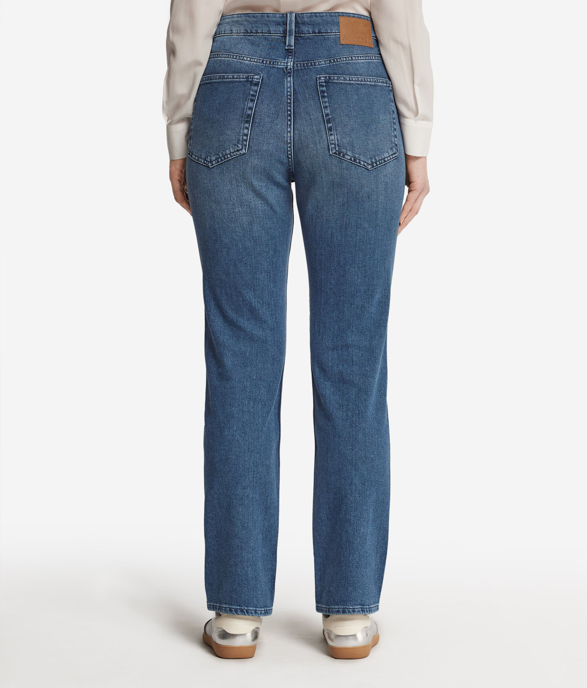 Denimhose mit Kaschmir