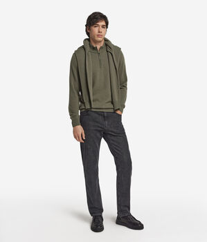 Herren-Pullover mit Rei&szlig;verschluss aus Kaschmir Ultrasoft