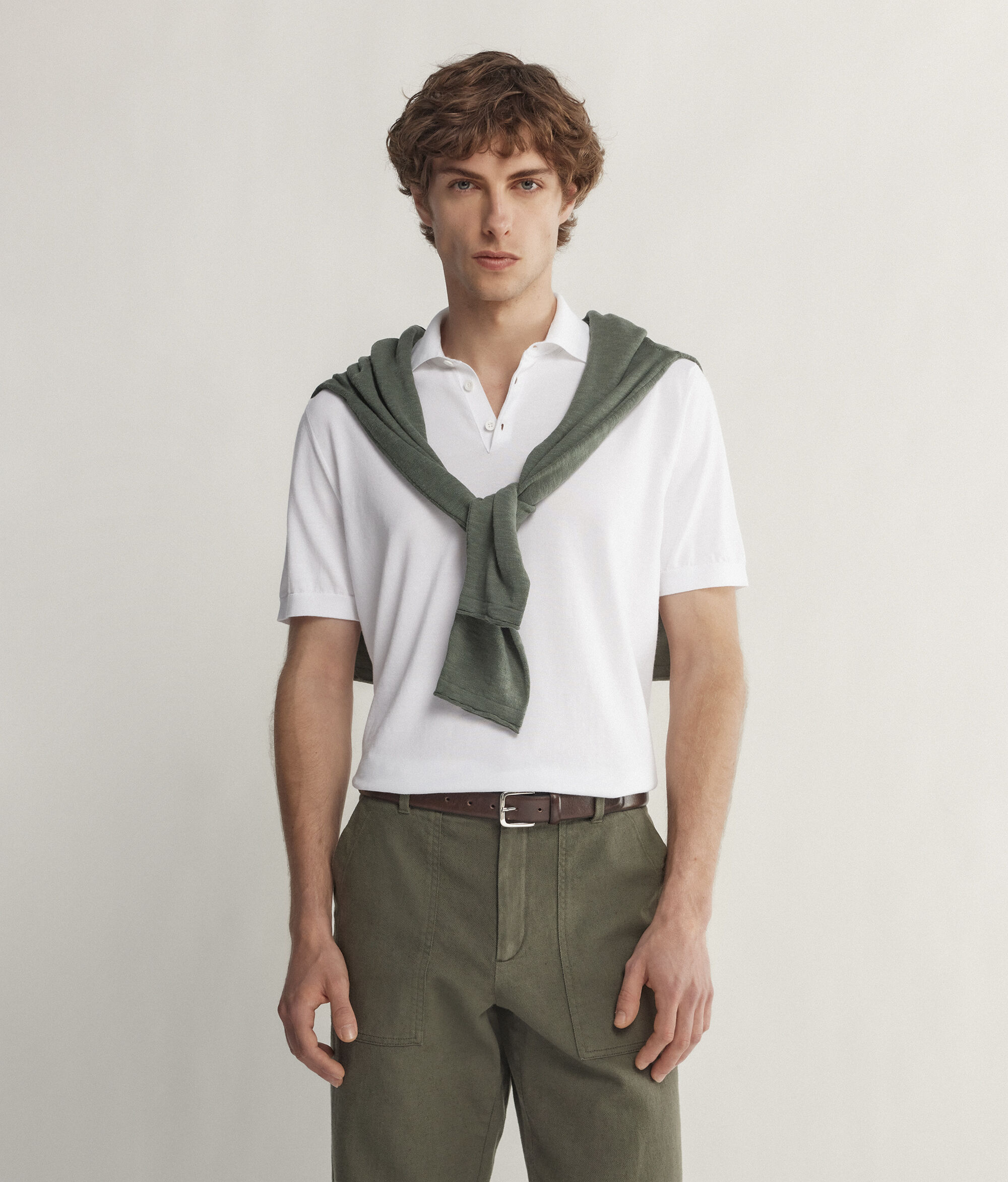 Poloshirt mit kurzen Ärmeln aus Baumwolle Fresh