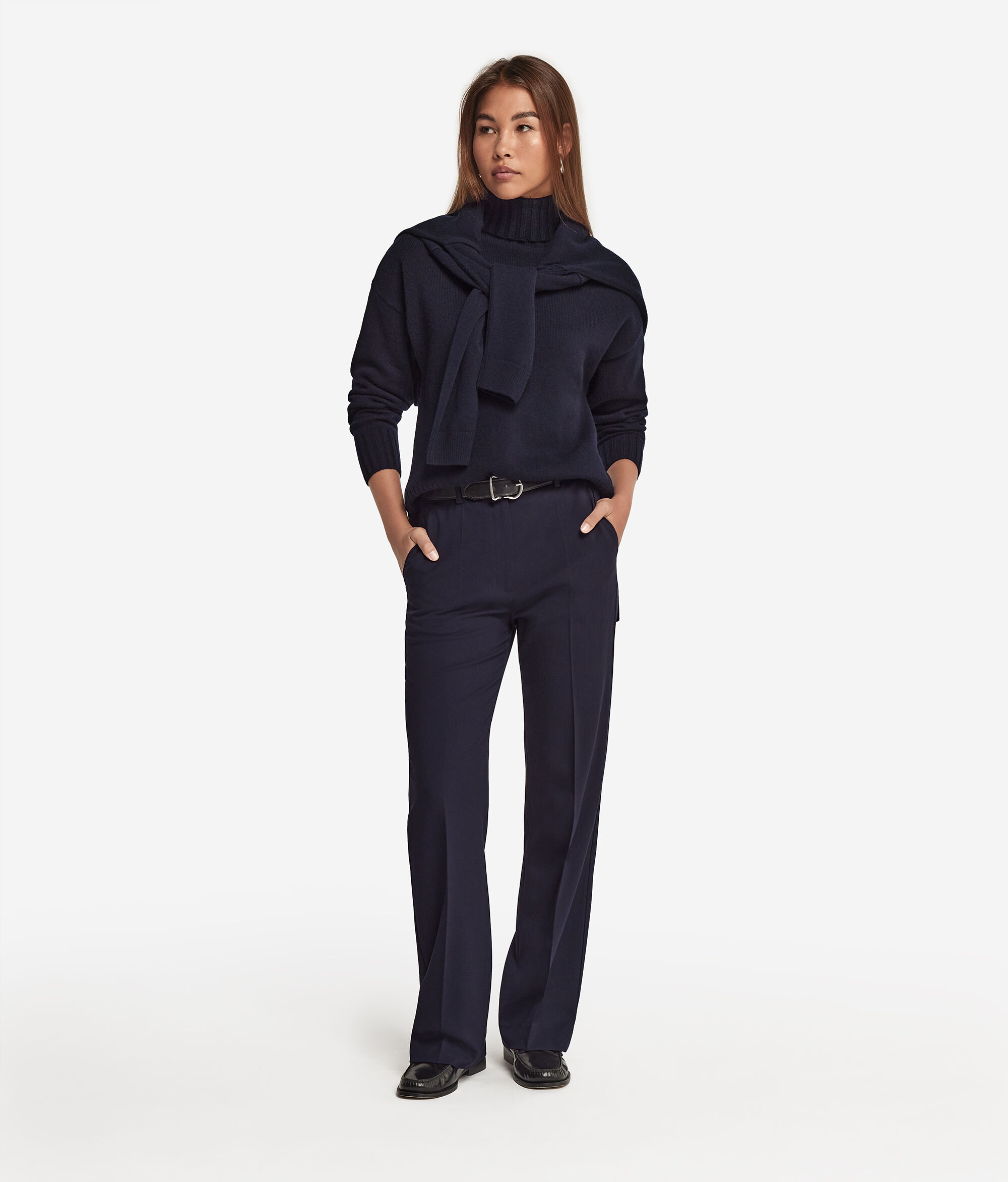 Ultrasoft Cashmere Turtleneck Maxi Jumper