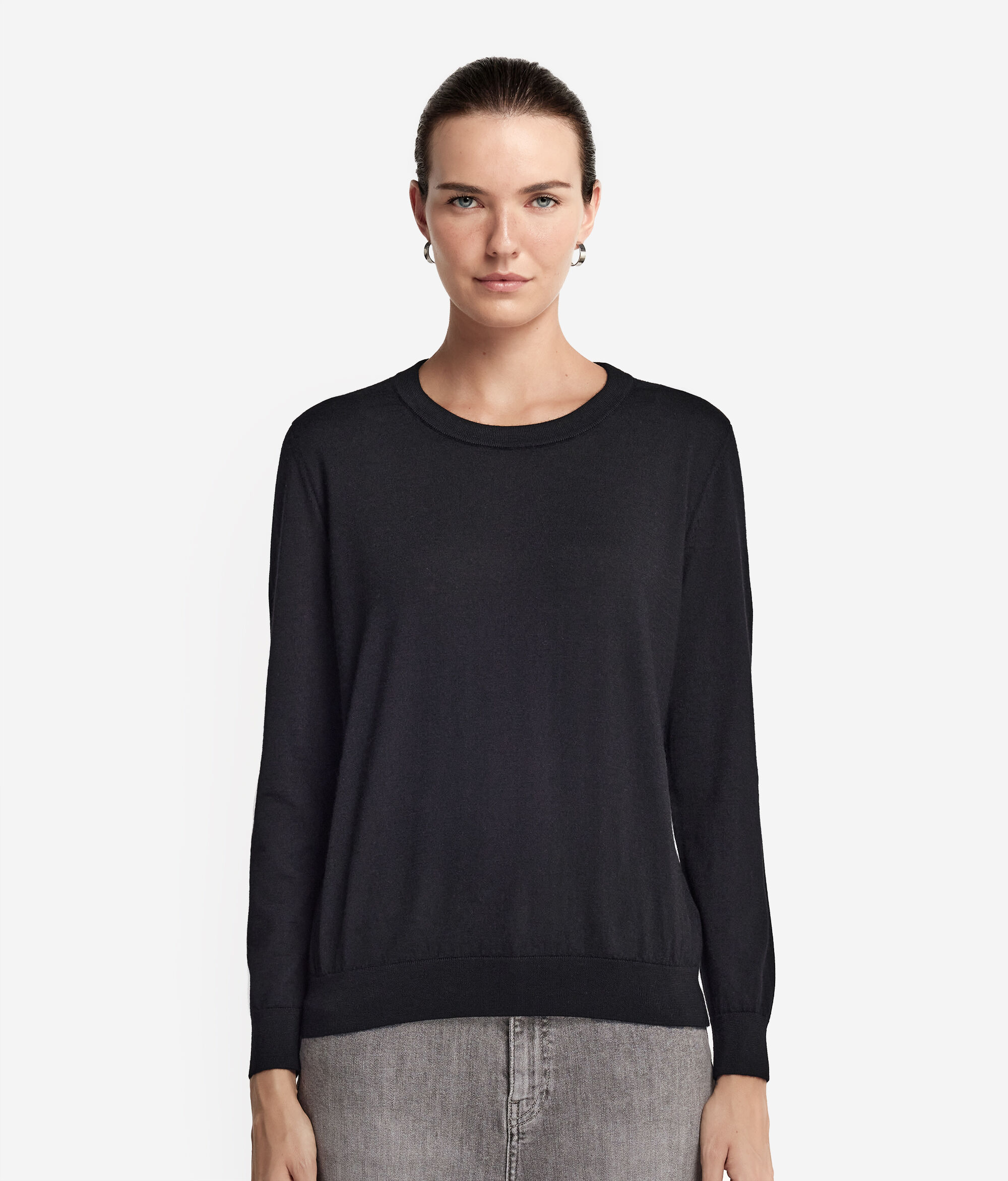 Maglia girocollo in Cashmere Ultrafine