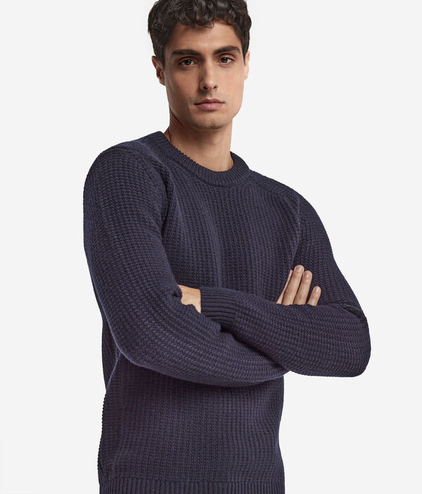 Джемпер из ультрамягкого кашемира в рубчик