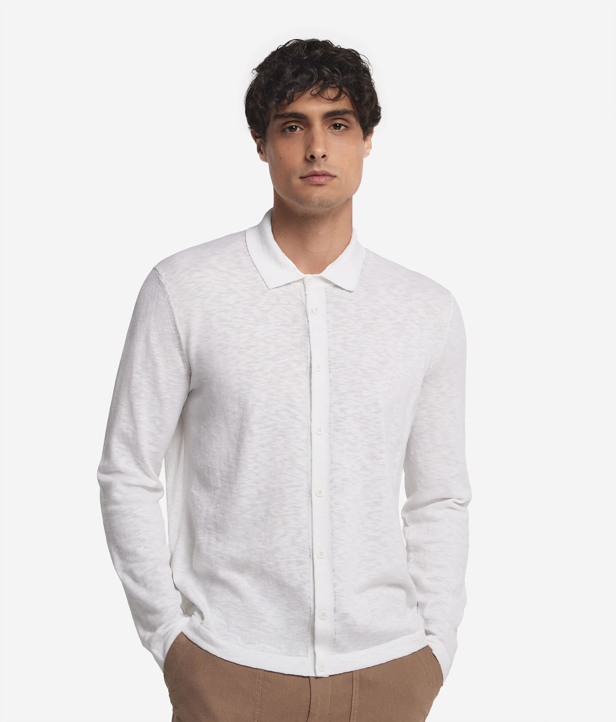 Chemise à manches longues multibrin
