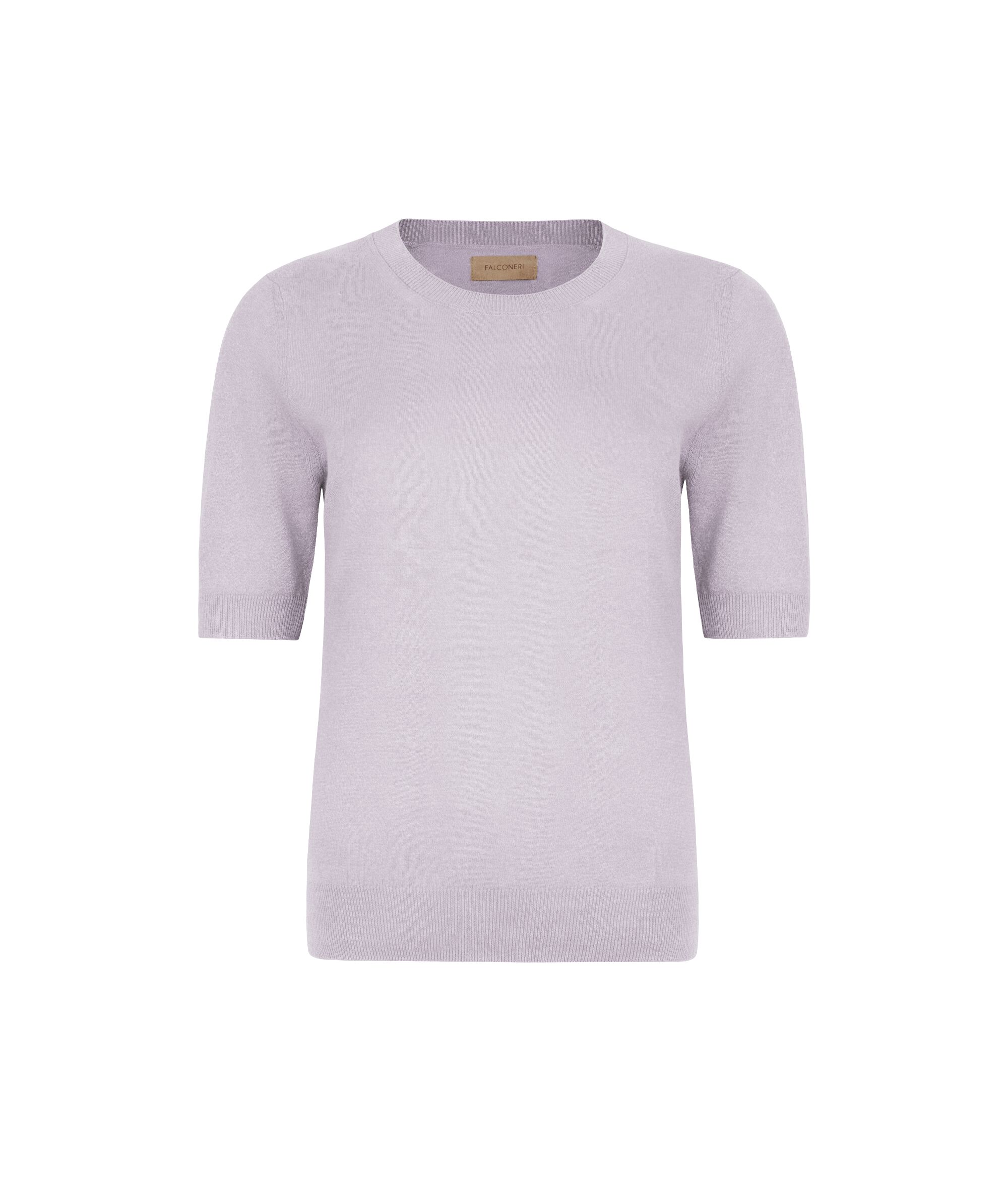 T-shirt girocollo lino e cotone