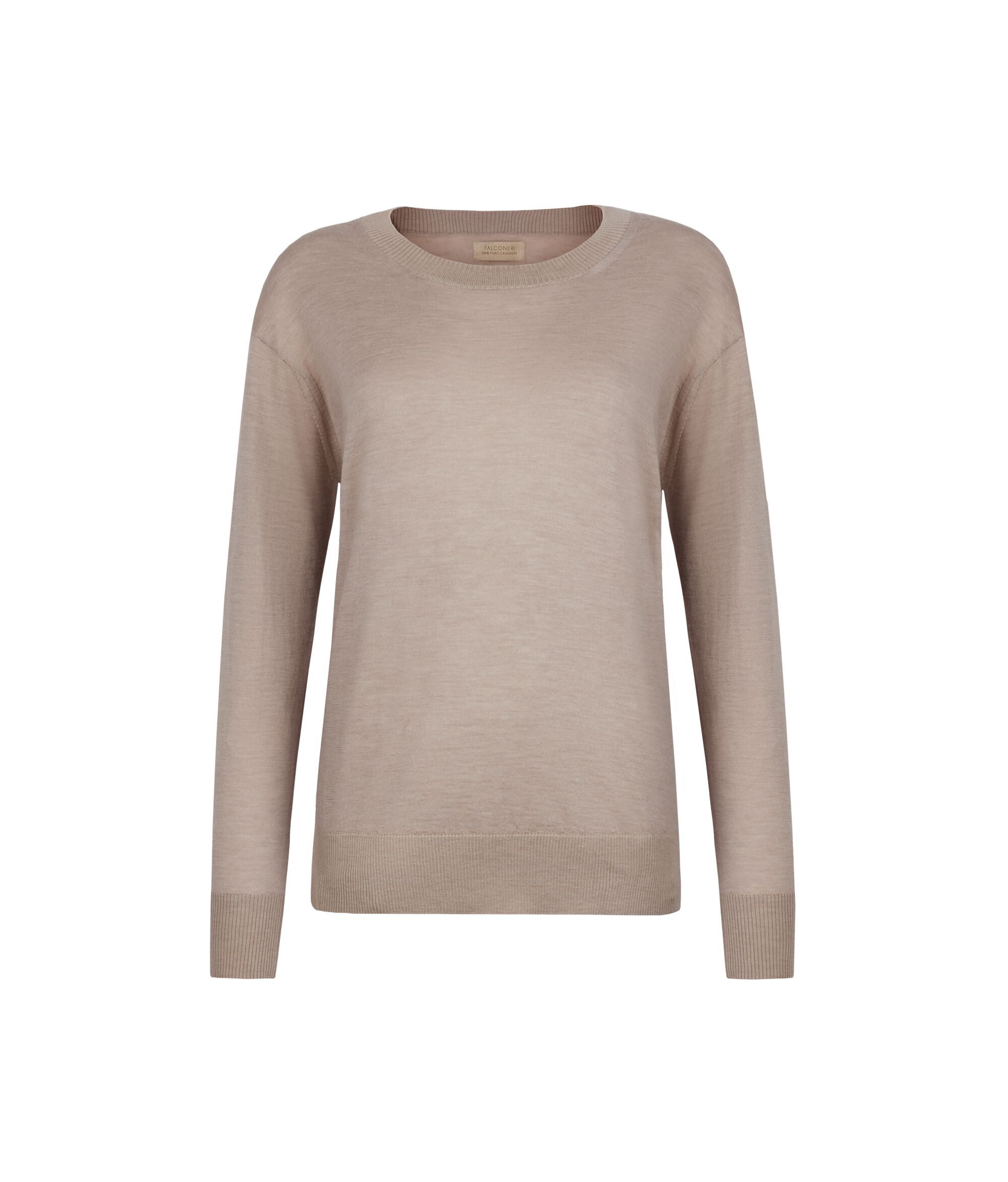 Girocollo con spacchi in Cashmere Ultrafine