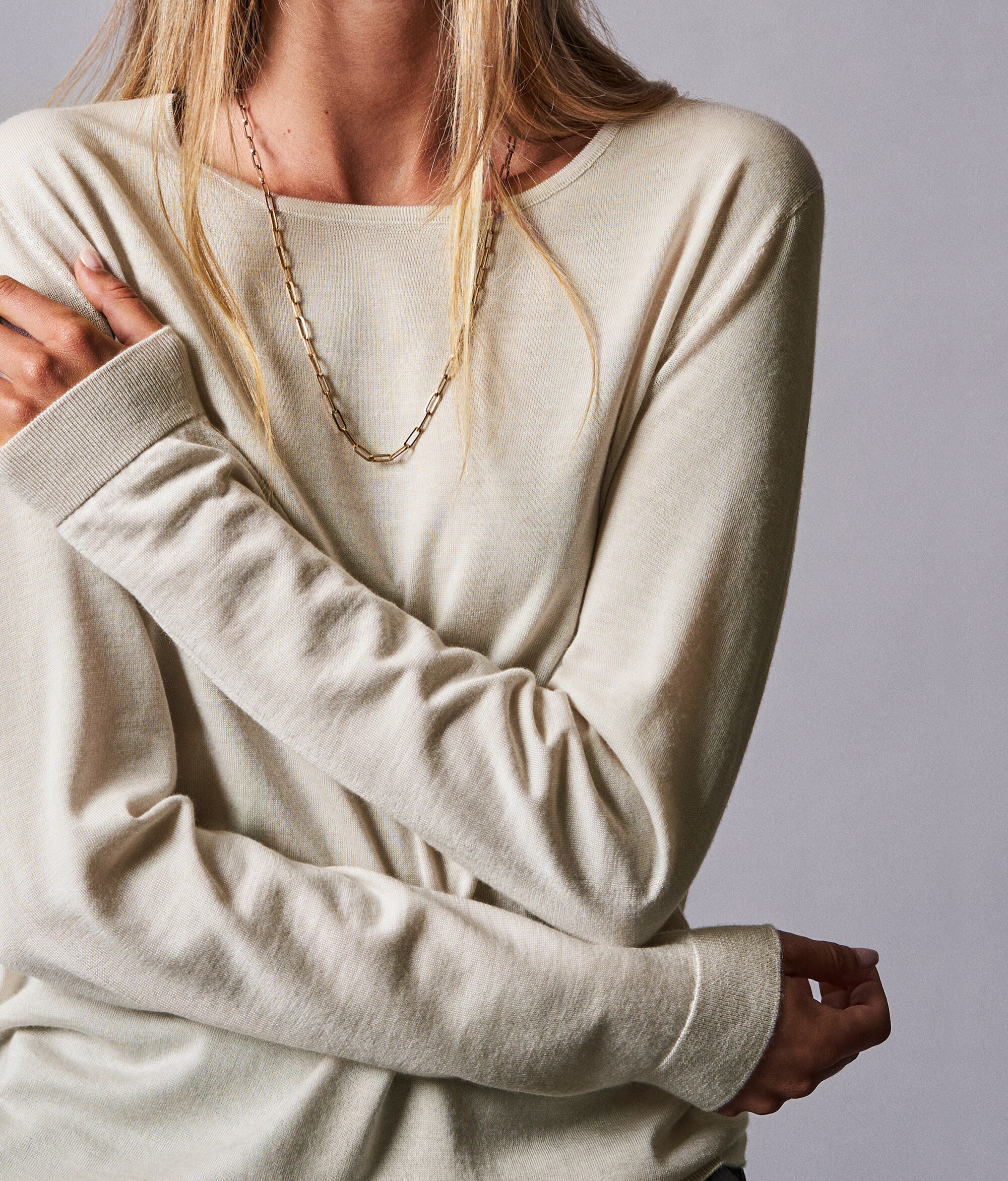 Ultrafine Cashmere Crewneck Sweater