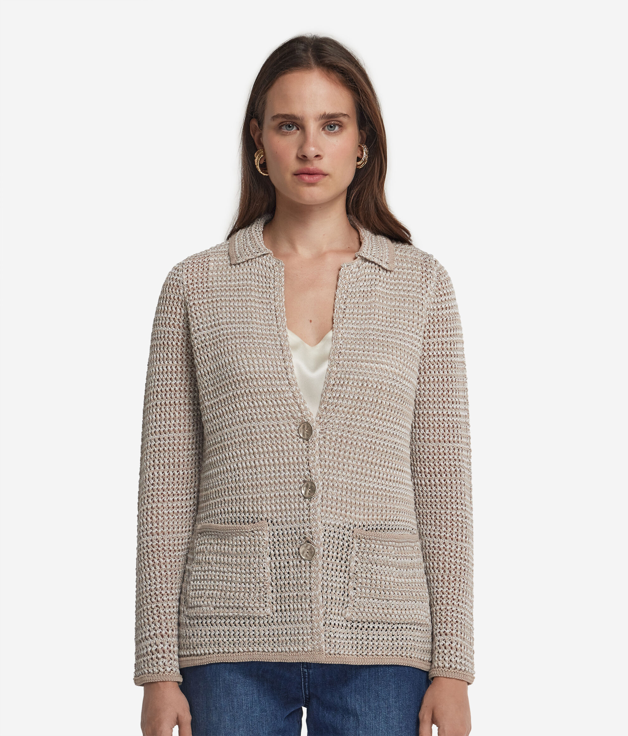 Gilet effet cordon