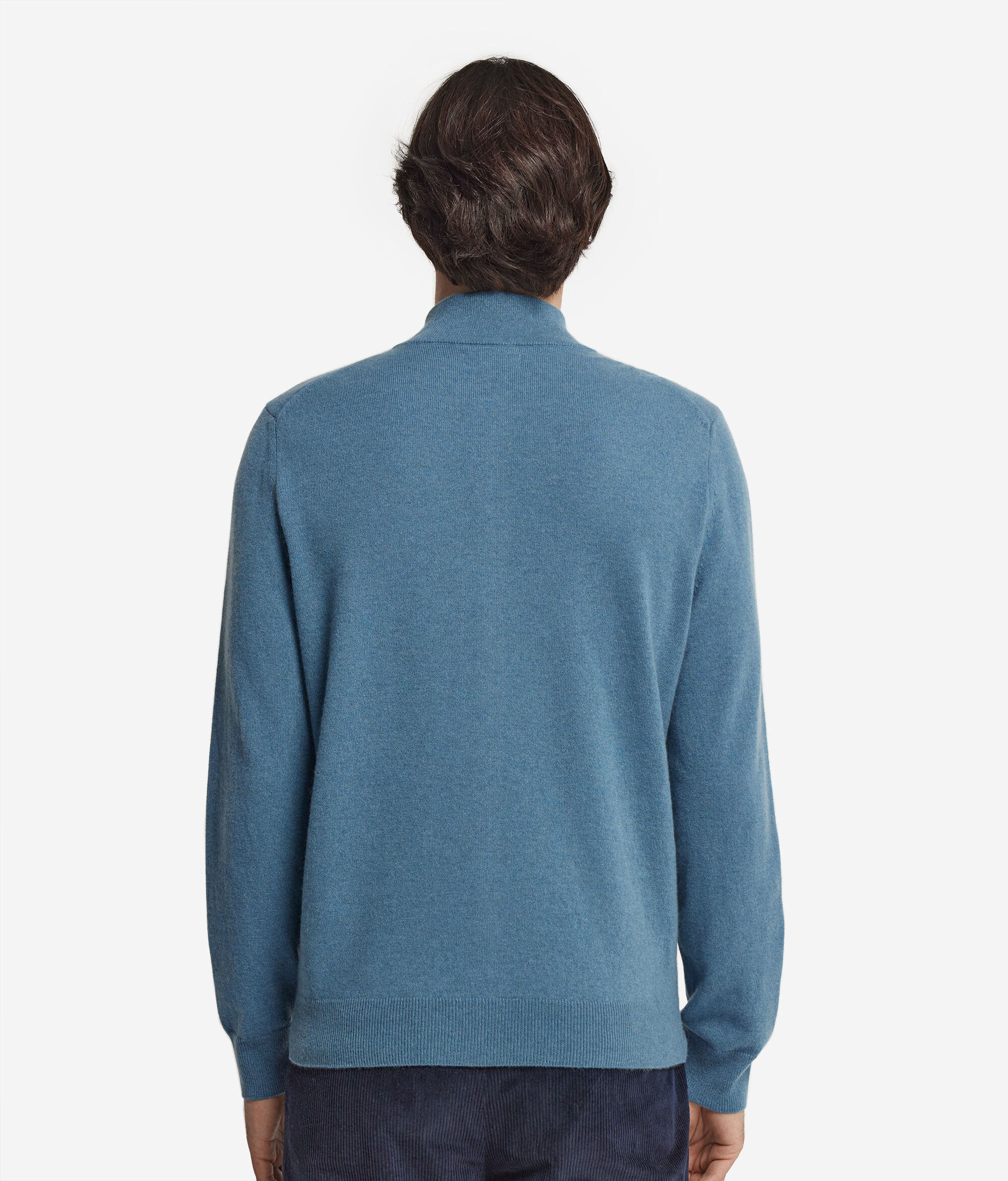 Jersey con cremallera para hombre de Cashmere Ultrasoft