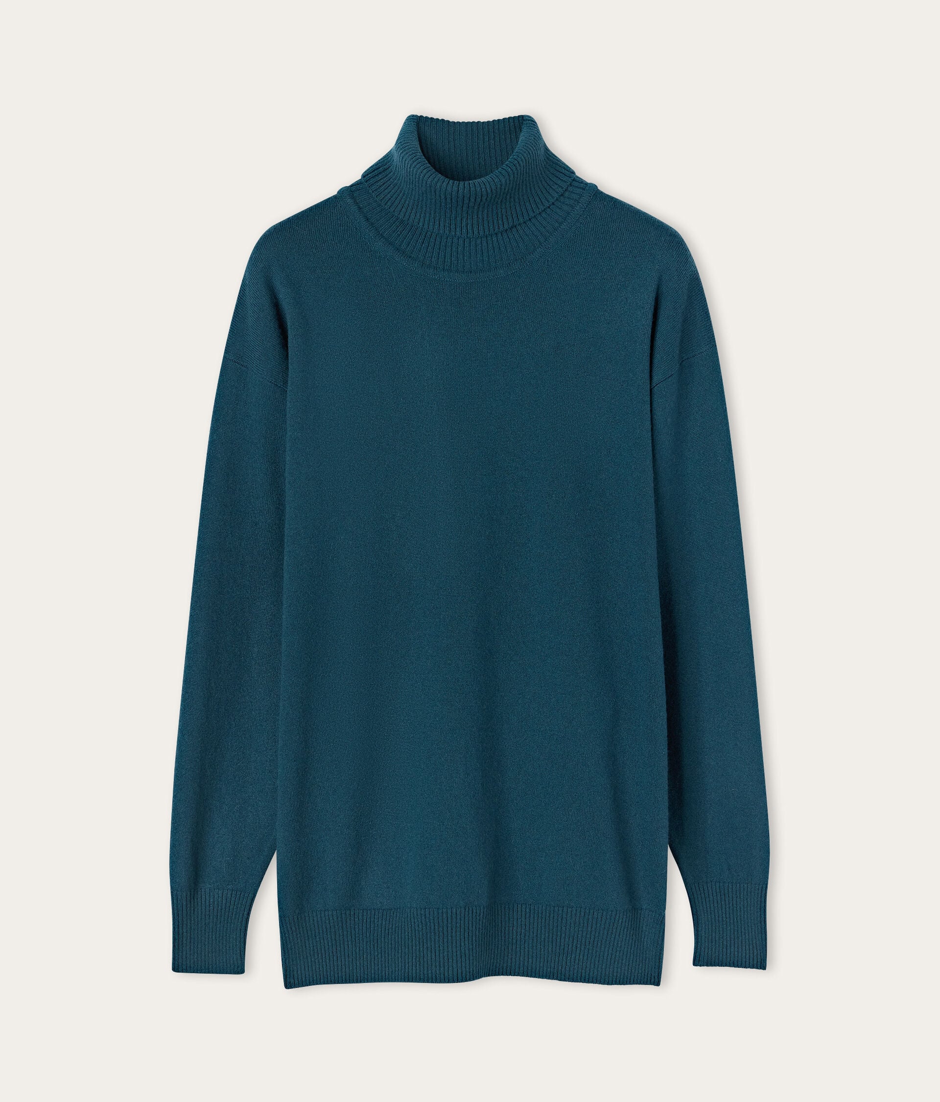 Pull col roulé en cachemire ultra-doux
