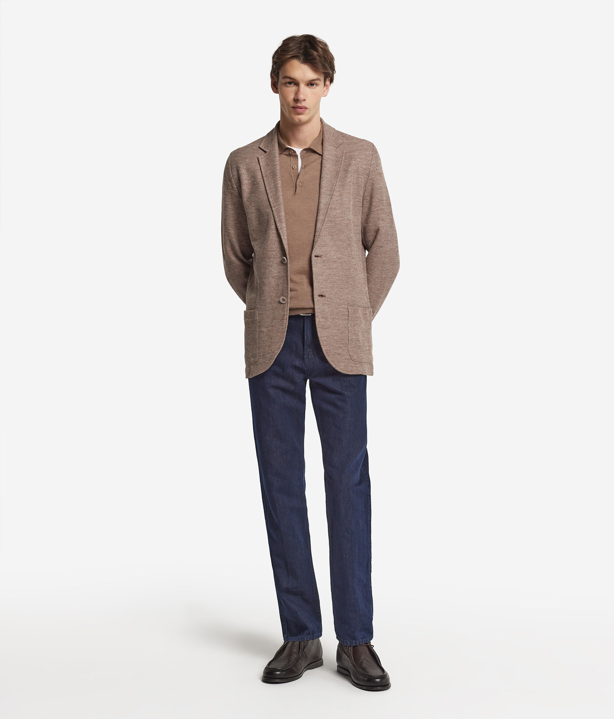 Jersey Piqué Jacket