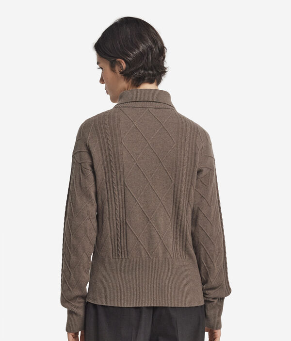 Джемпер-поло из ультрамягкого кашемира