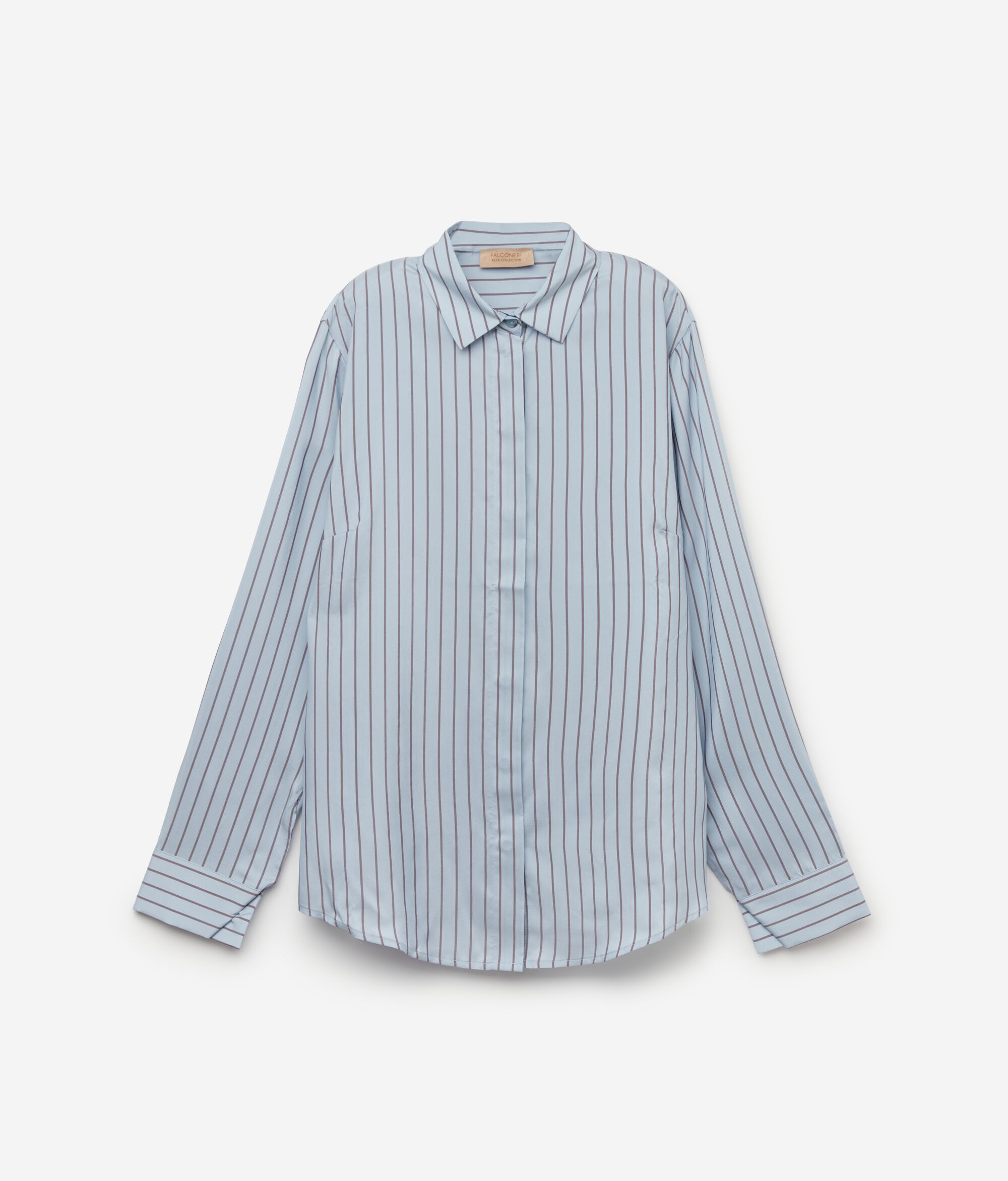 Camicia Rigata in Seta