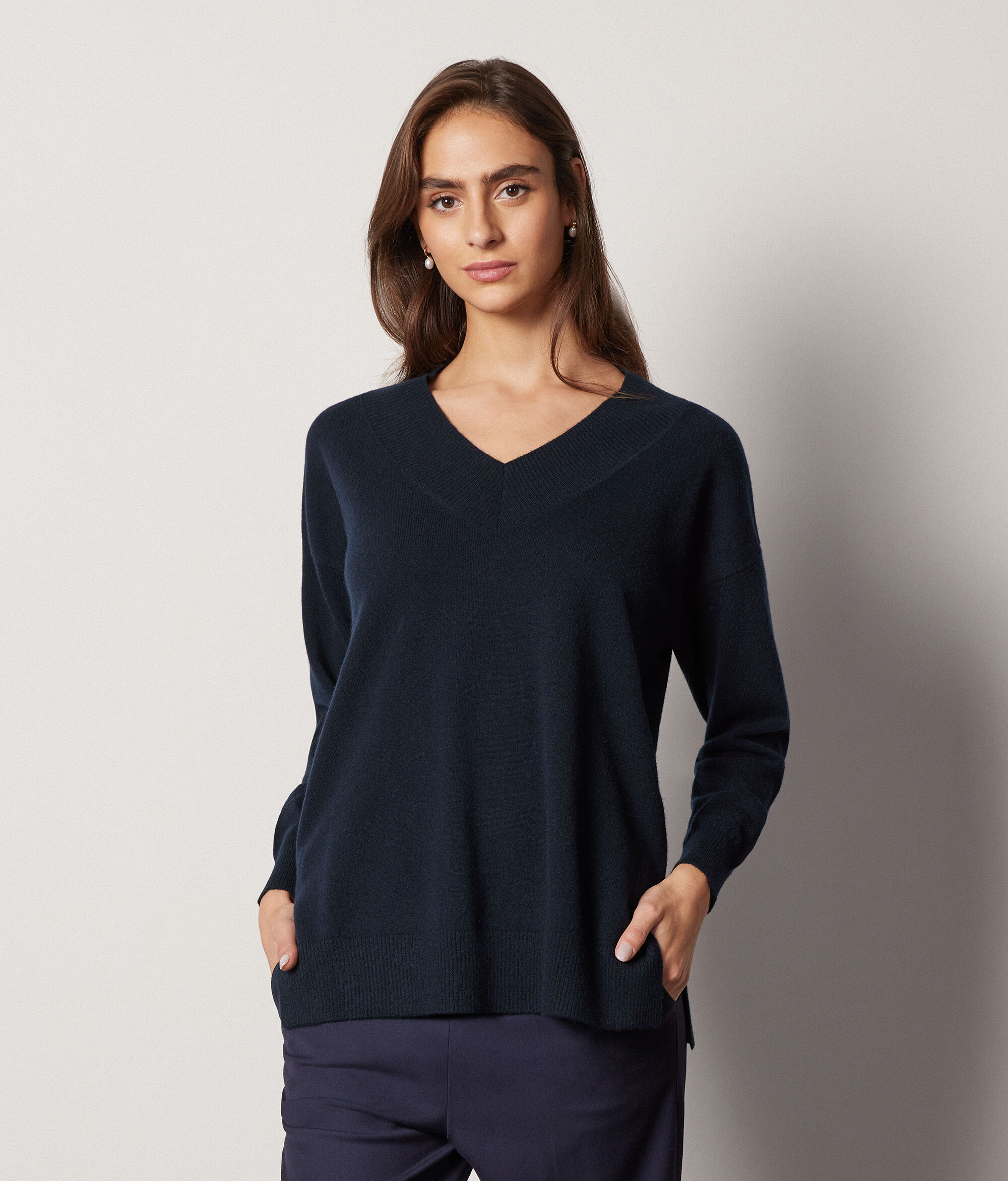 Maximaglia in Cashmere Ultrasoft Scollo a V