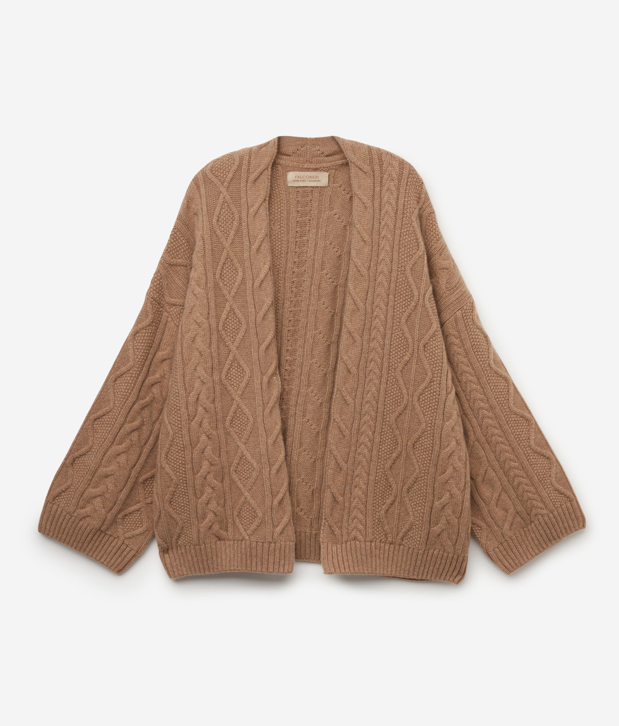 Накидка из ультрамягкого кашемира с косами