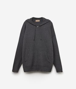 Толстовка из ультрамягкого кашемира с капюшоном