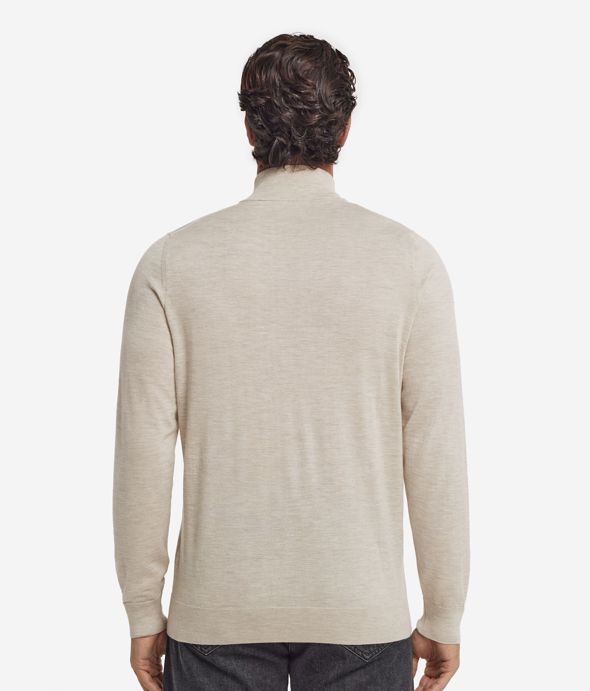 Cashmere Zippered Cardigan